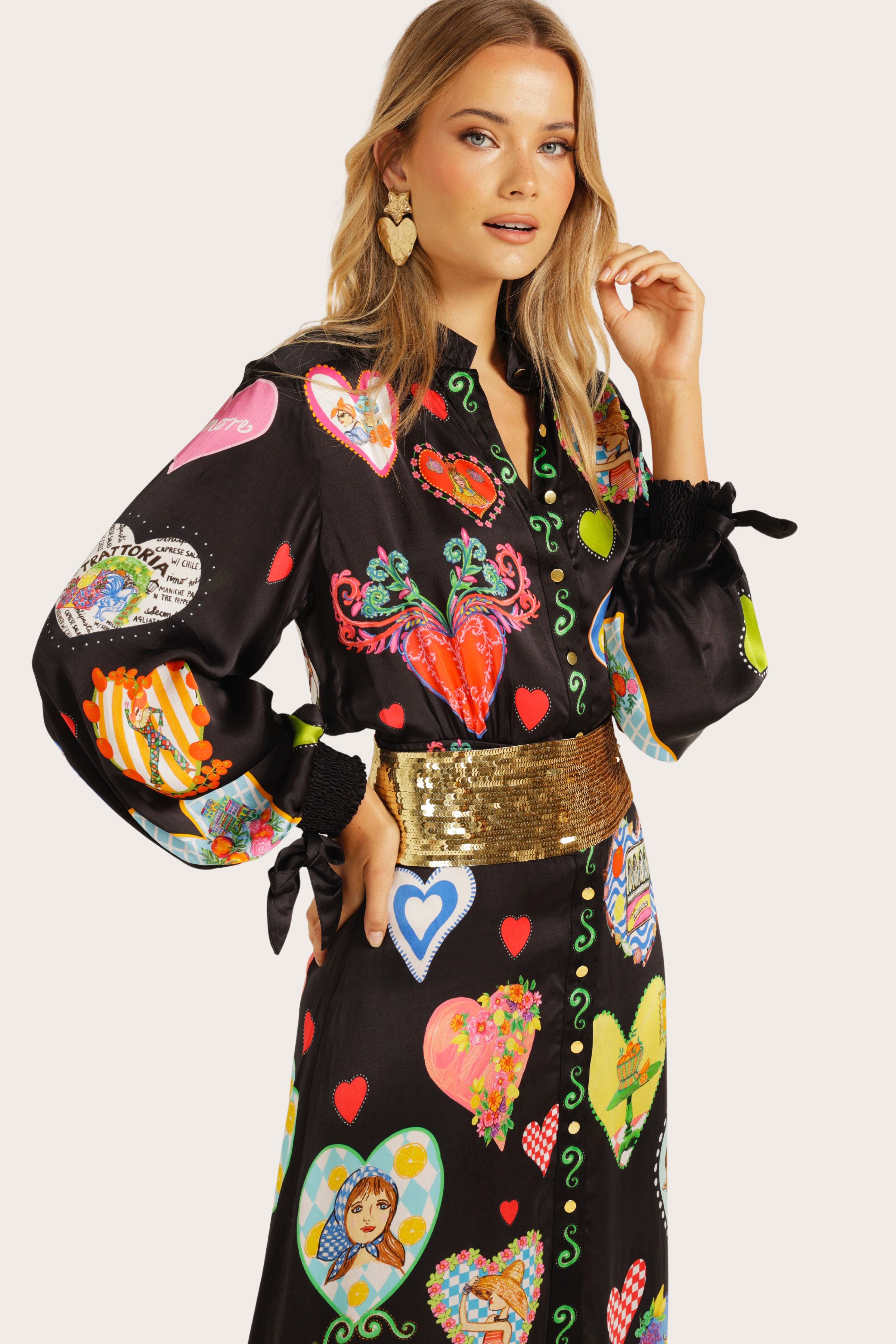 The Ti Amo Silk Dress
