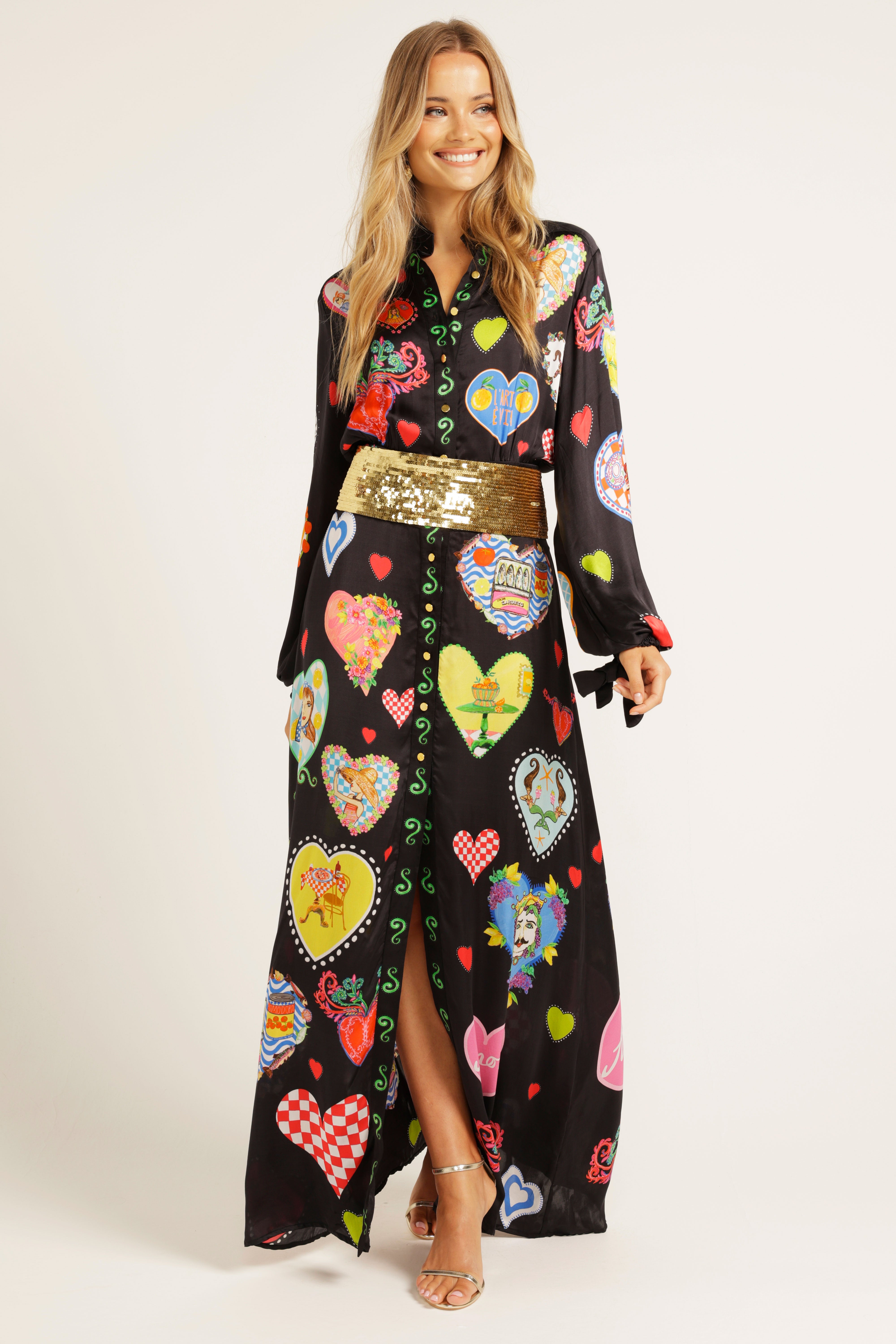 The Ti Amo Silk Dress