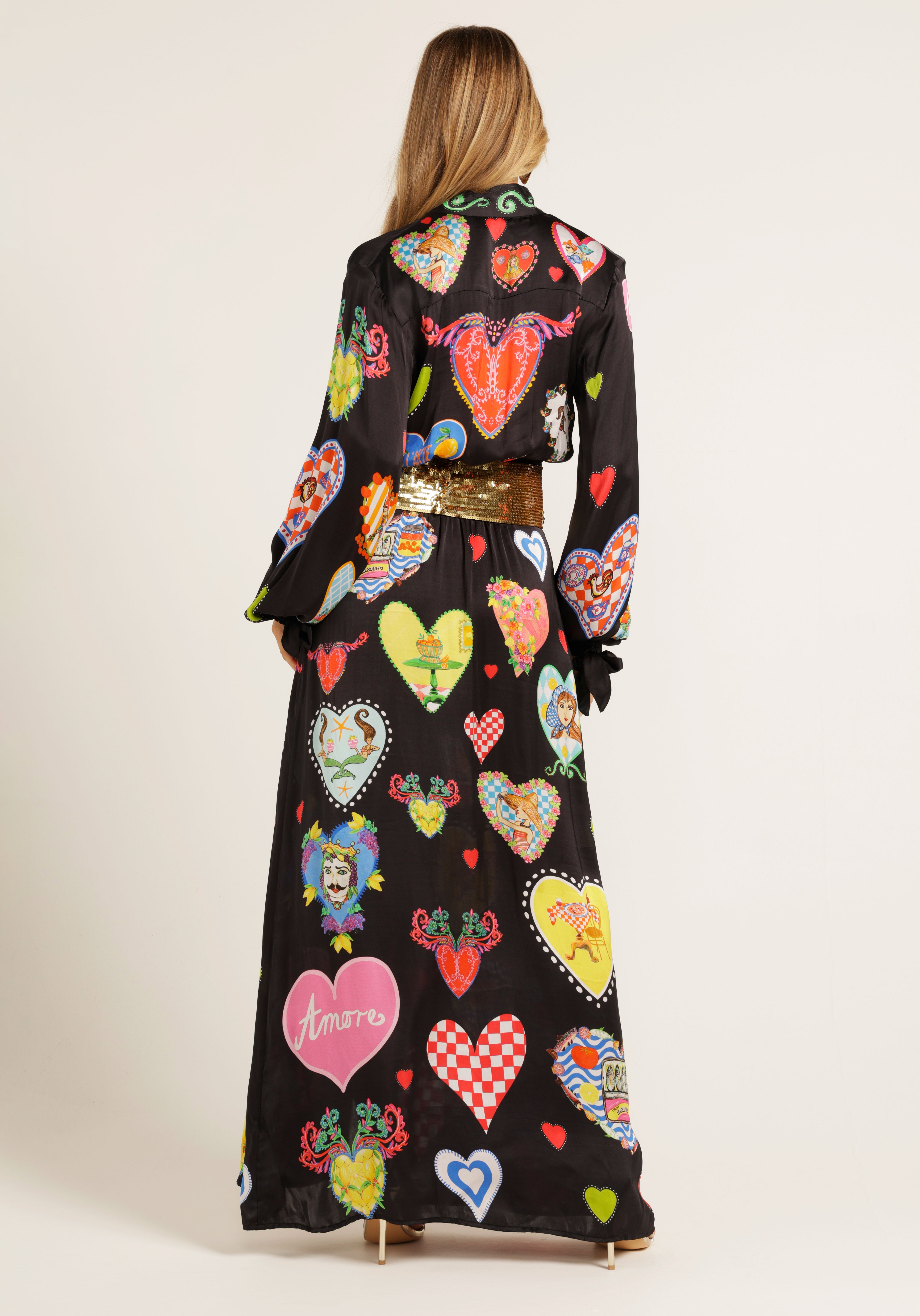 The Ti Amo Silk Dress