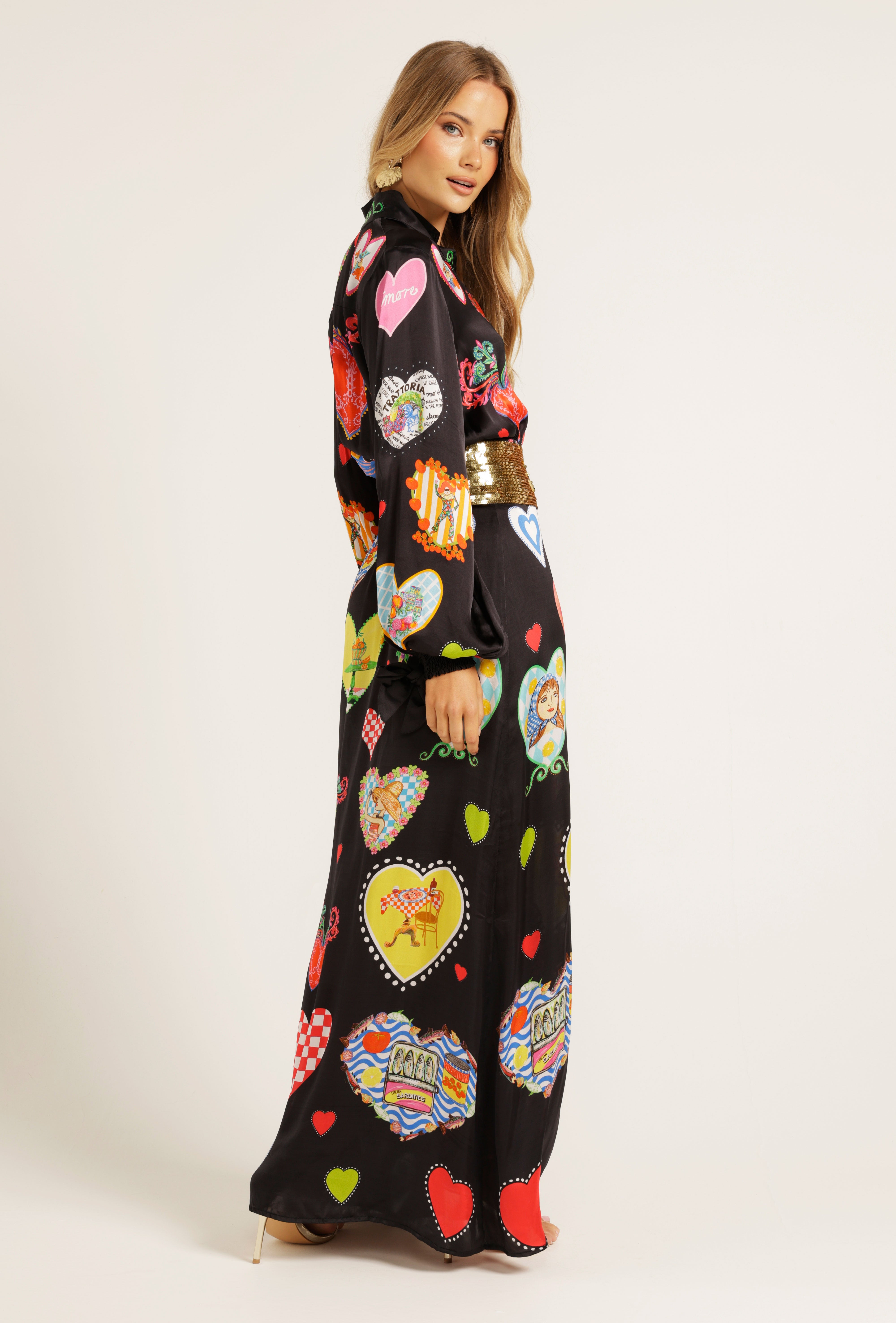 The Ti Amo Silk Dress