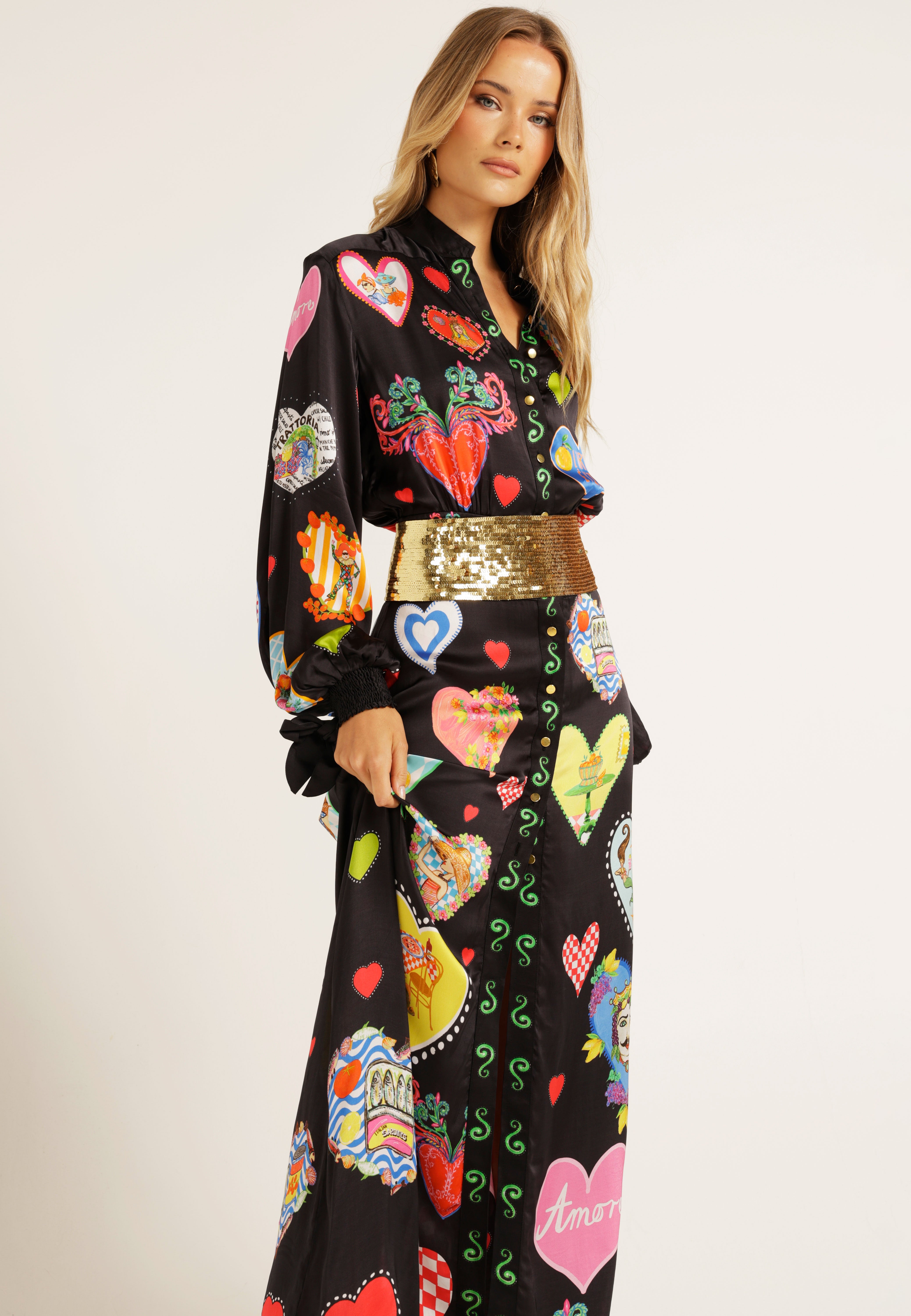 The Ti Amo Silk Dress