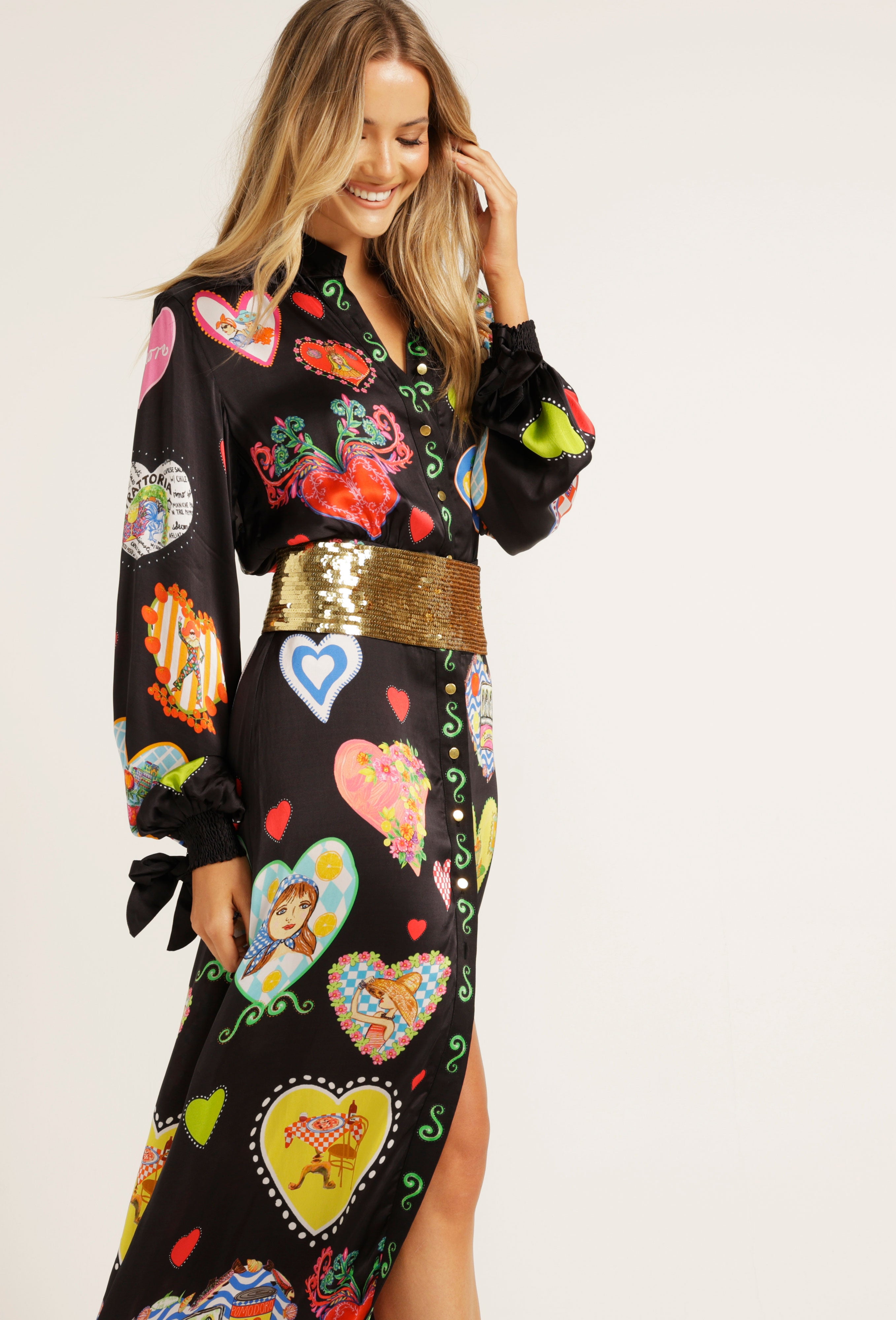 The Ti Amo Silk Dress