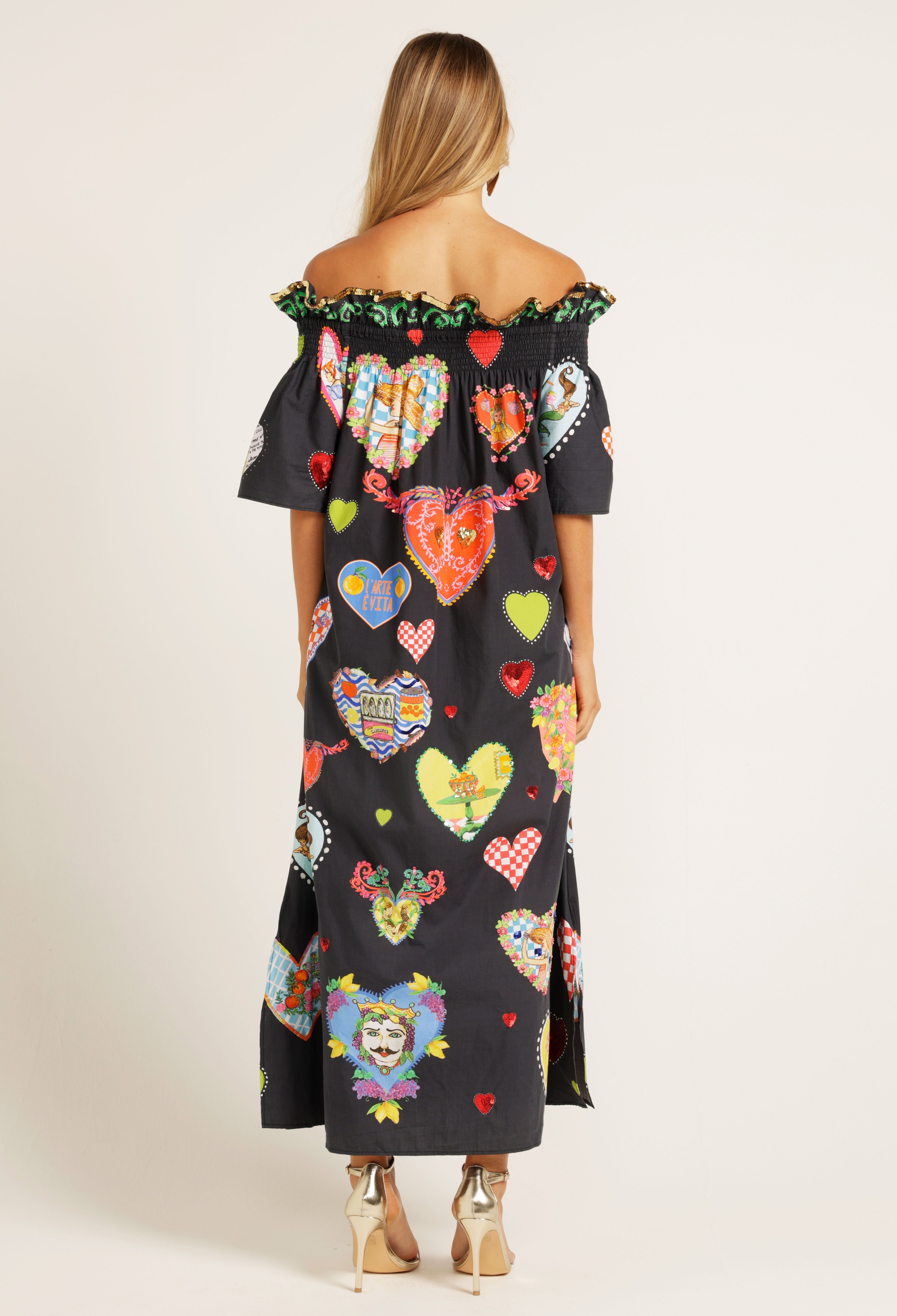 The Ti Amo Off Shoulder Dress