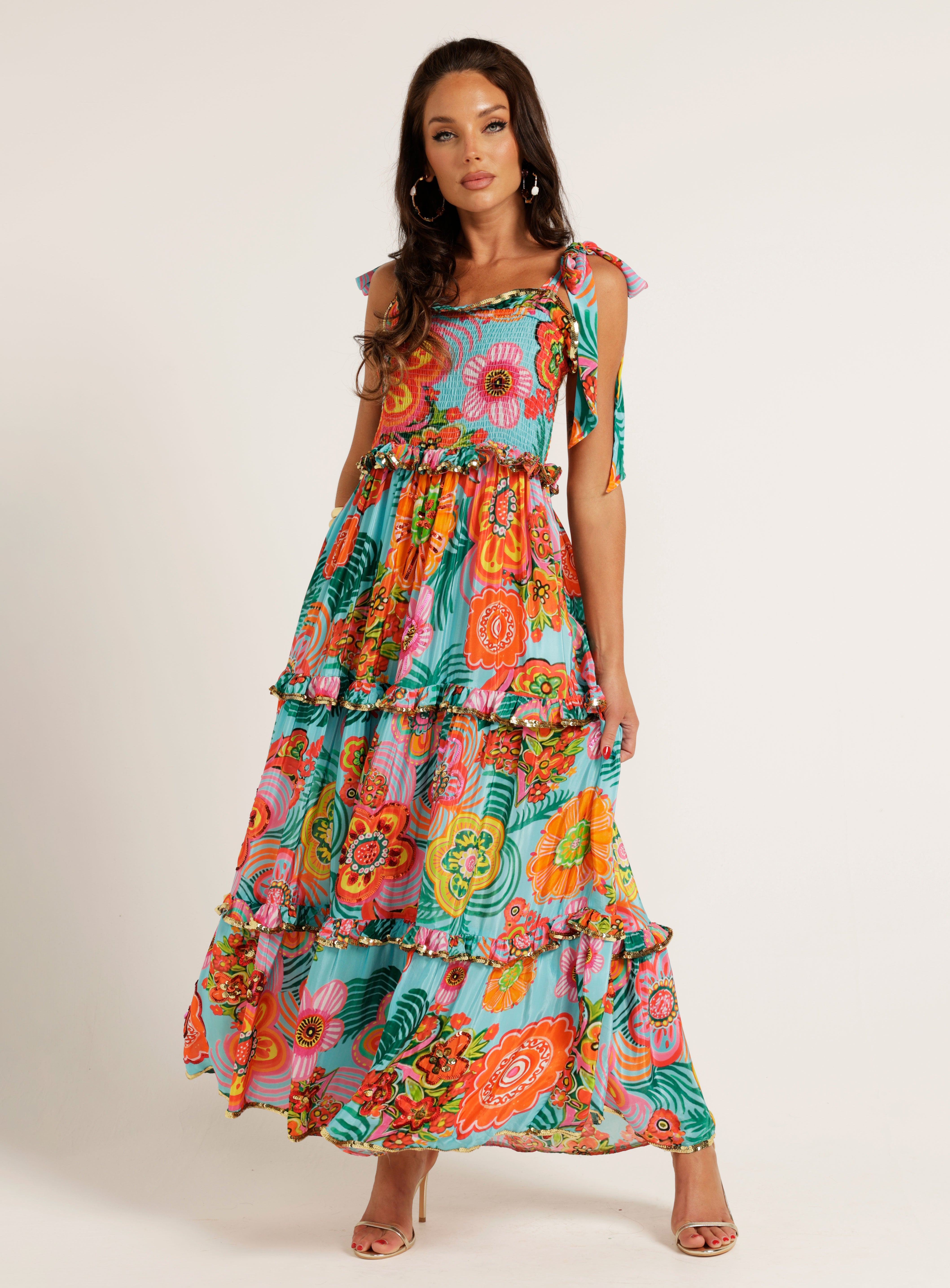 The Kitty Tiered Maxi Dress