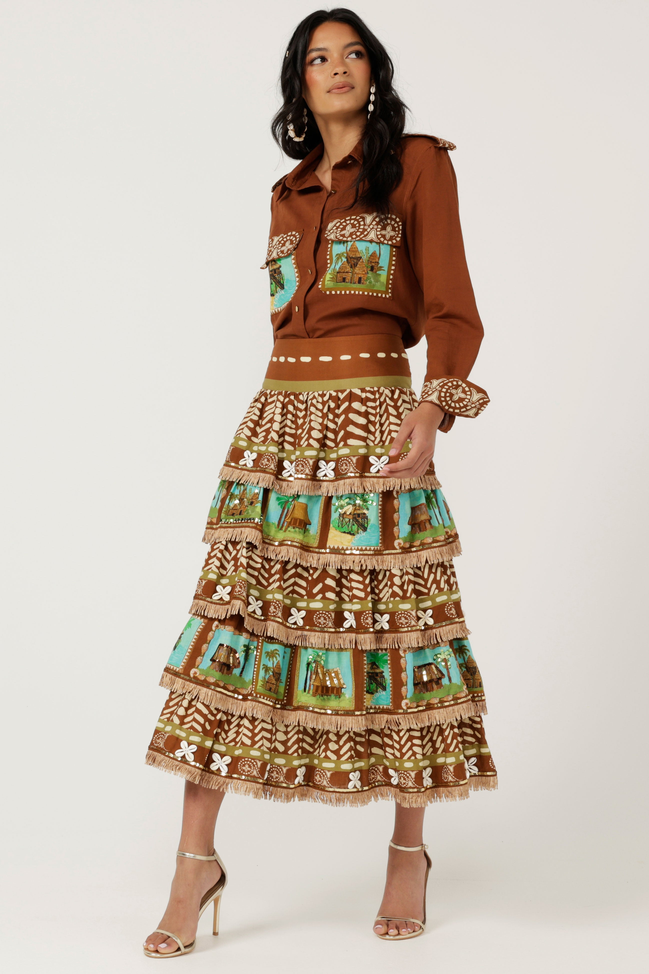 The Canopy Hut Ruffle Skirt