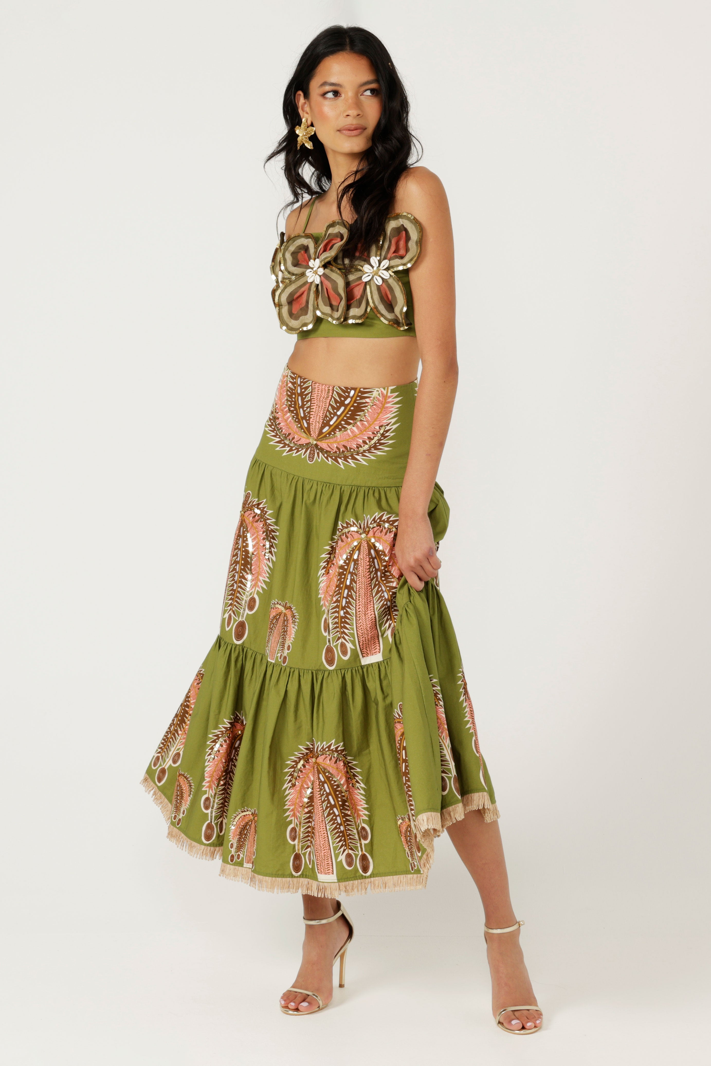 The Pink Canopy Maxi Skirt