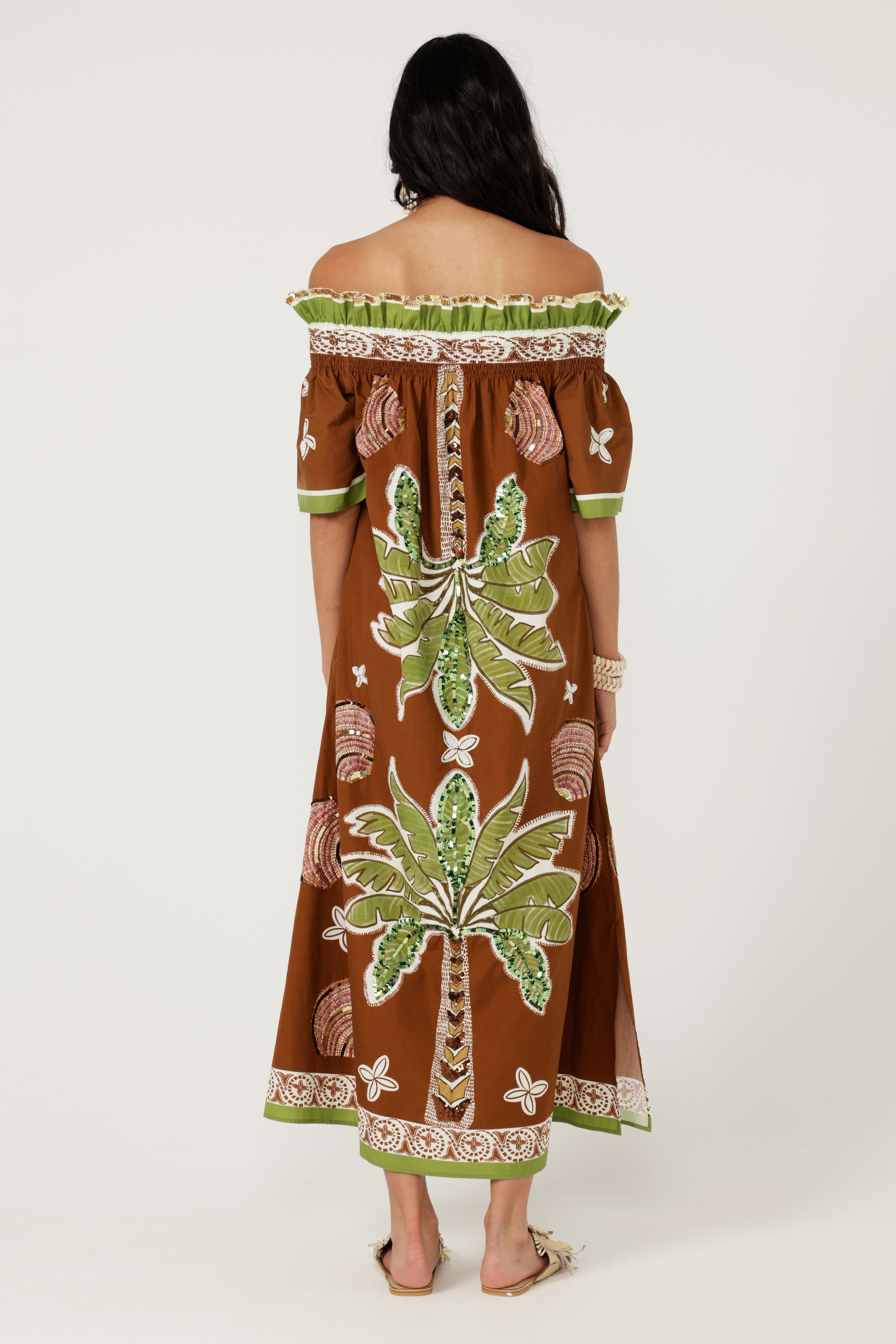 The Palm Eden Off Shoulder Dress