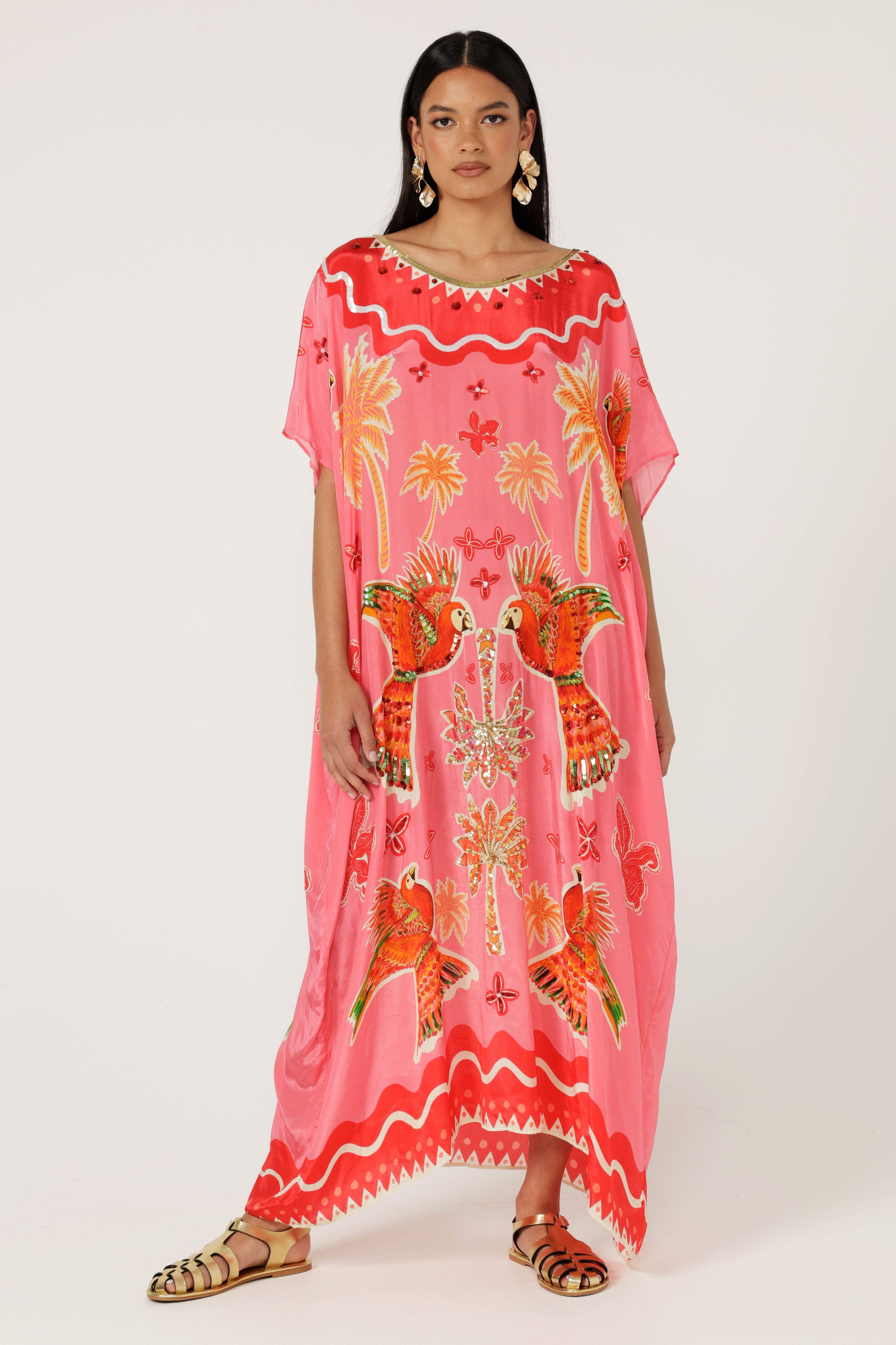 The Parrot Garden Kaftan