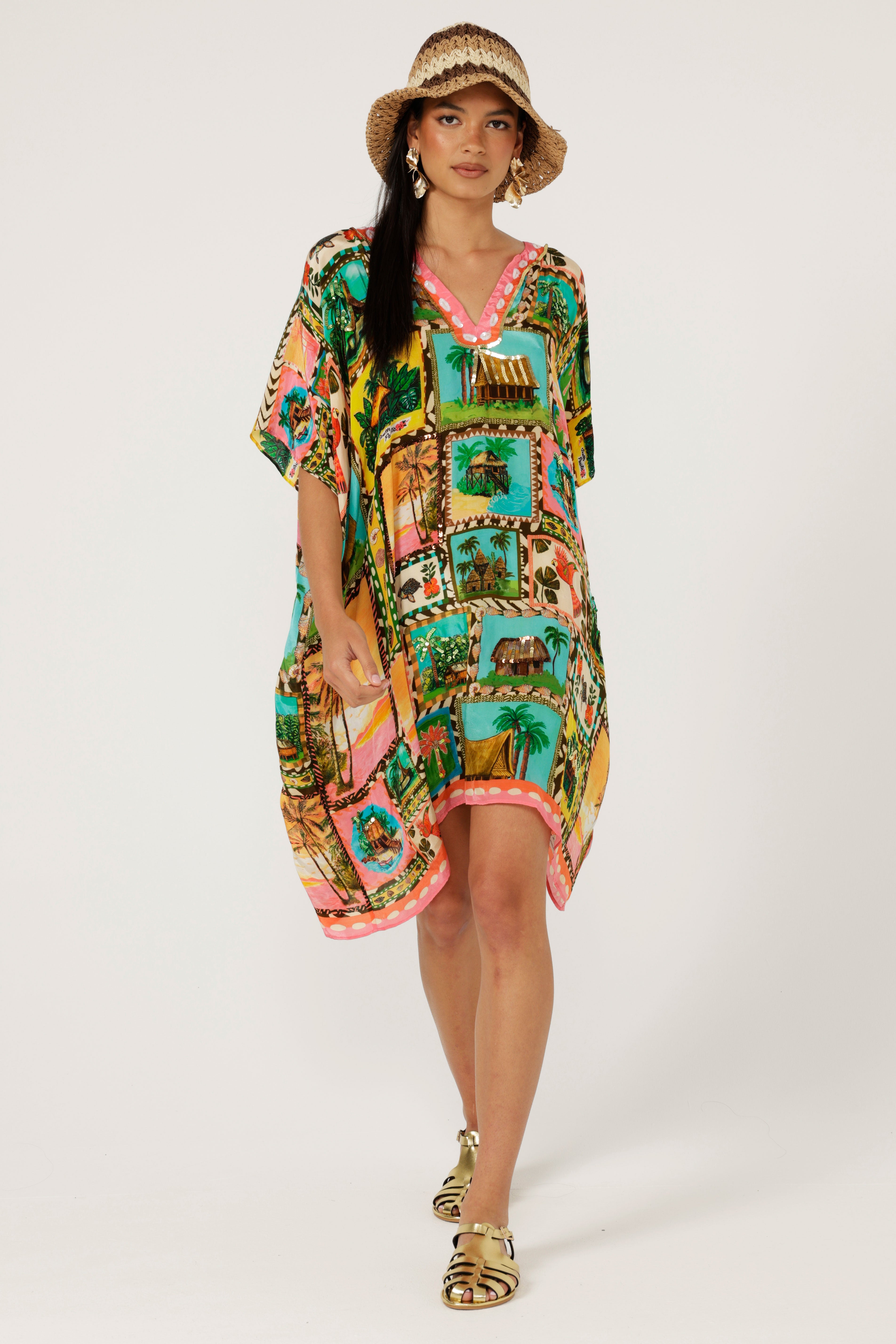 The Tropical Lodge Kaftan