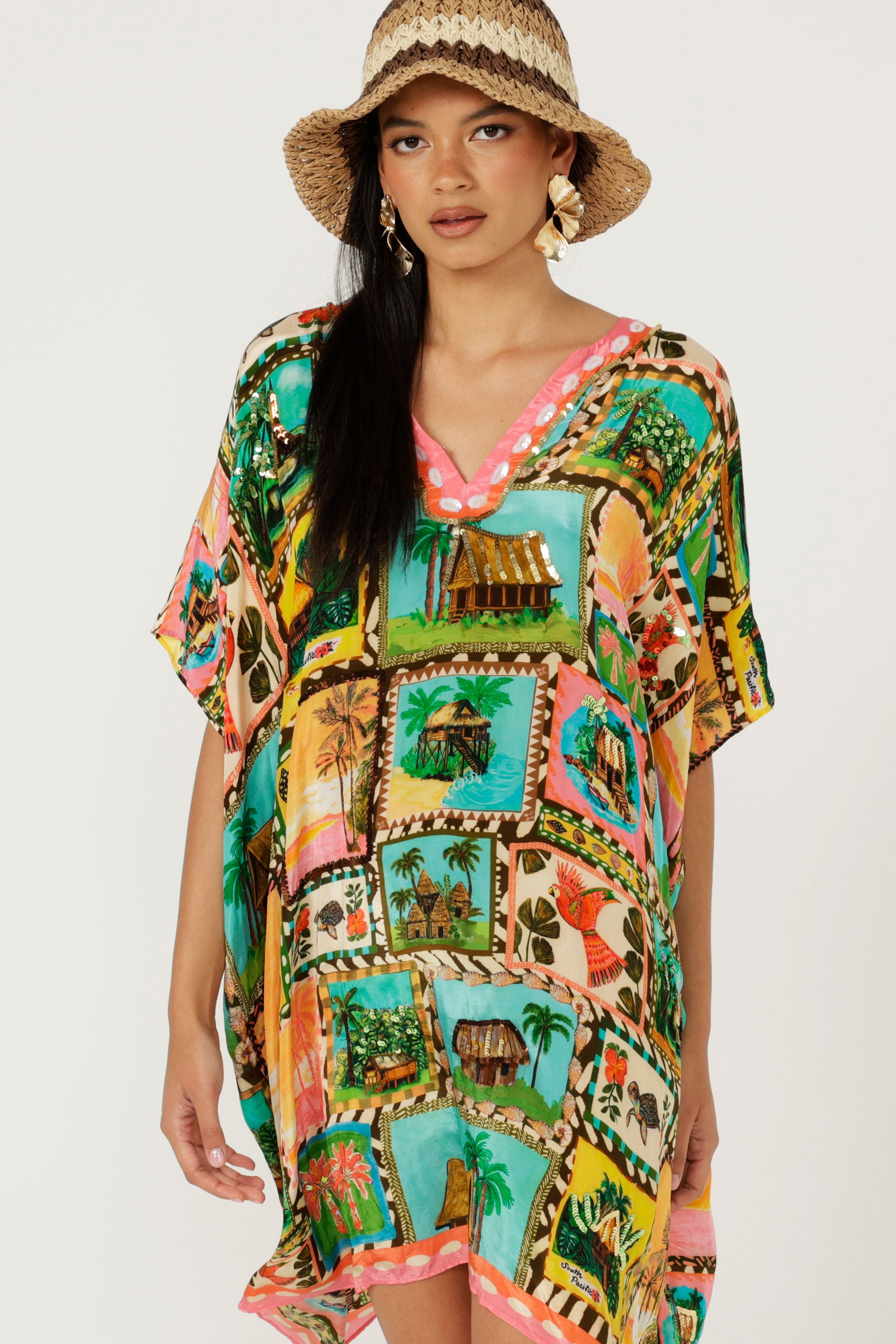 The Tropical Lodge Kaftan