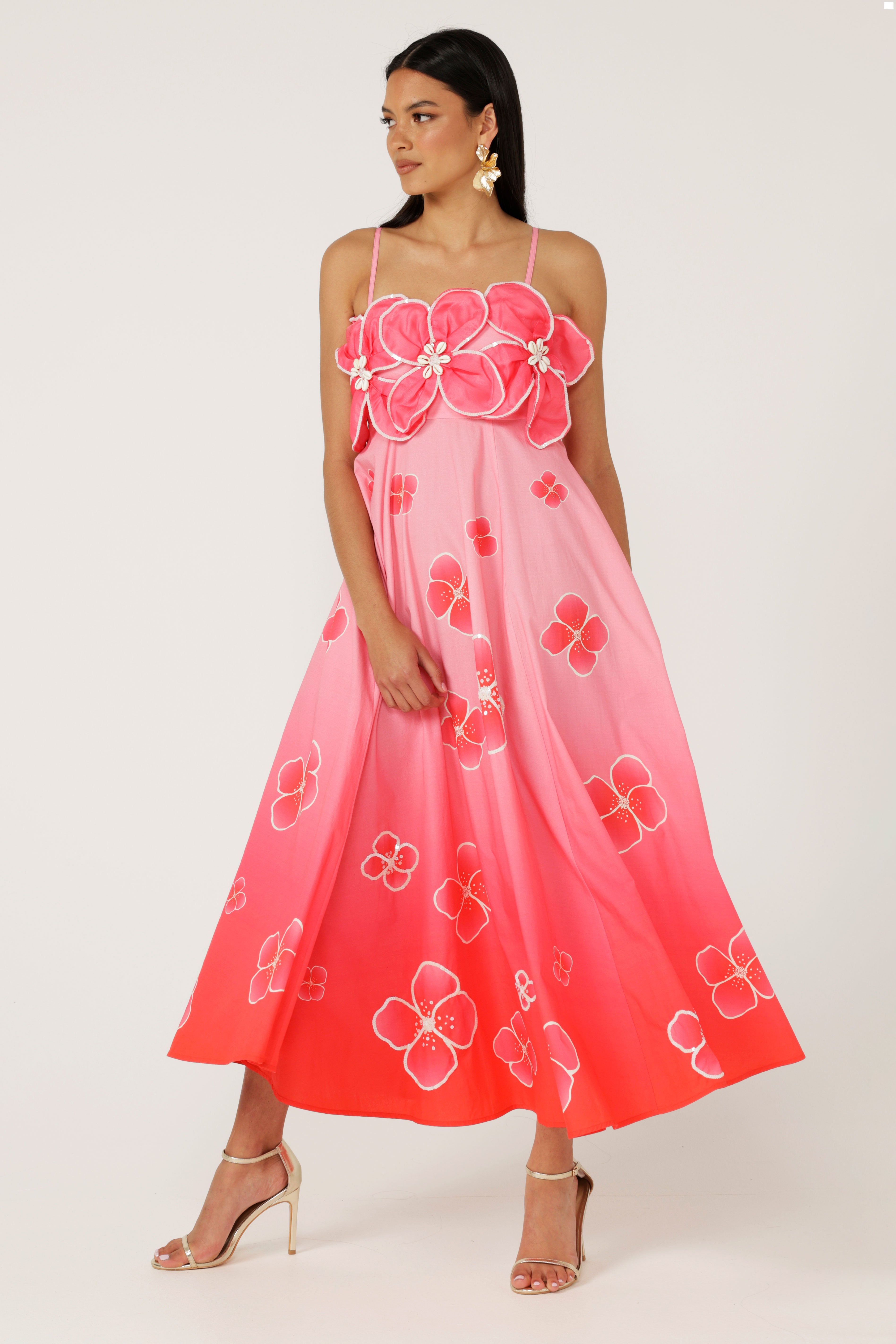 The Tropical Blossom Dress