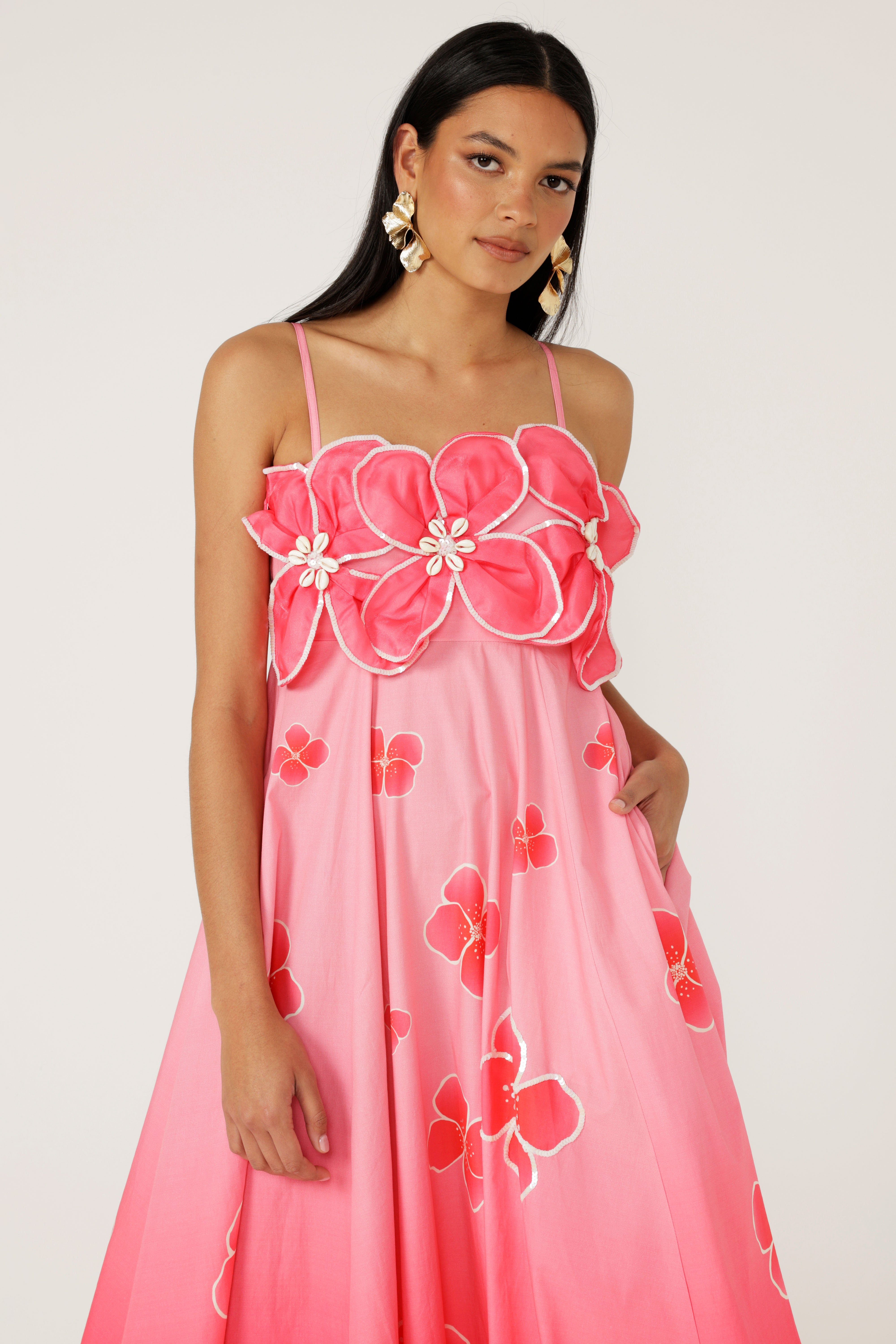 The Tropical Blossom Dress