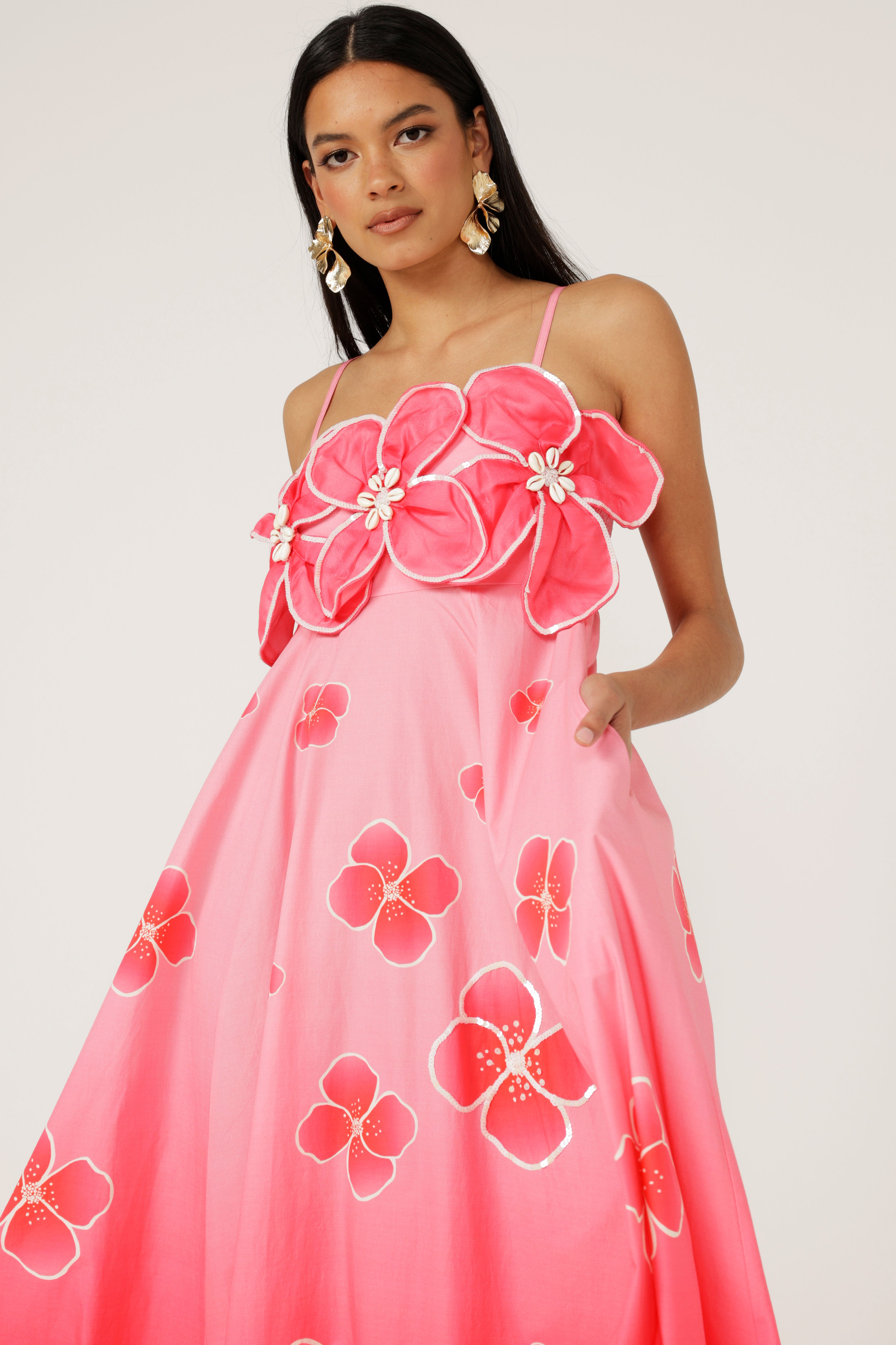 The Tropical Blossom Dress