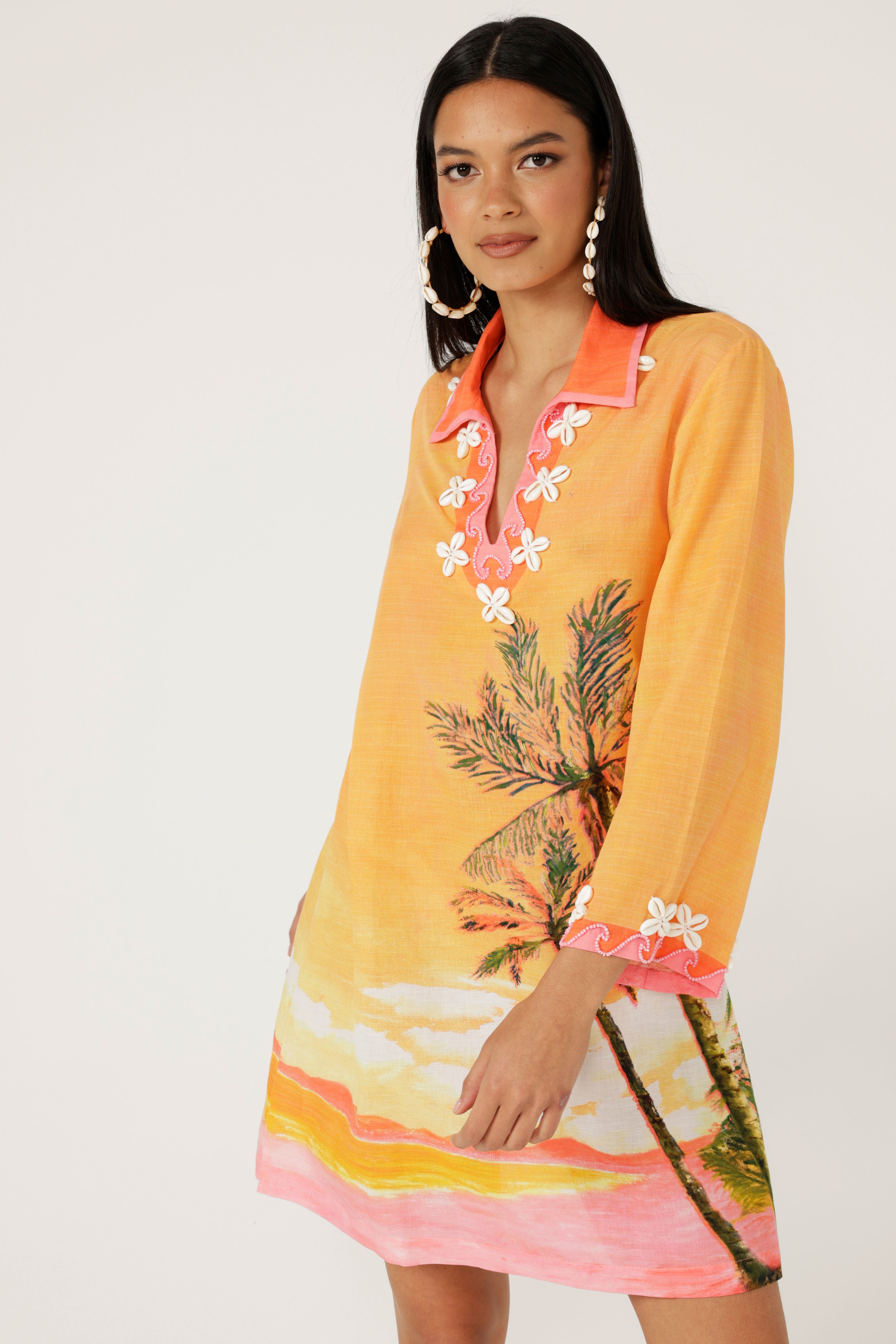 The Griffin Palms Mini Tunic Dress