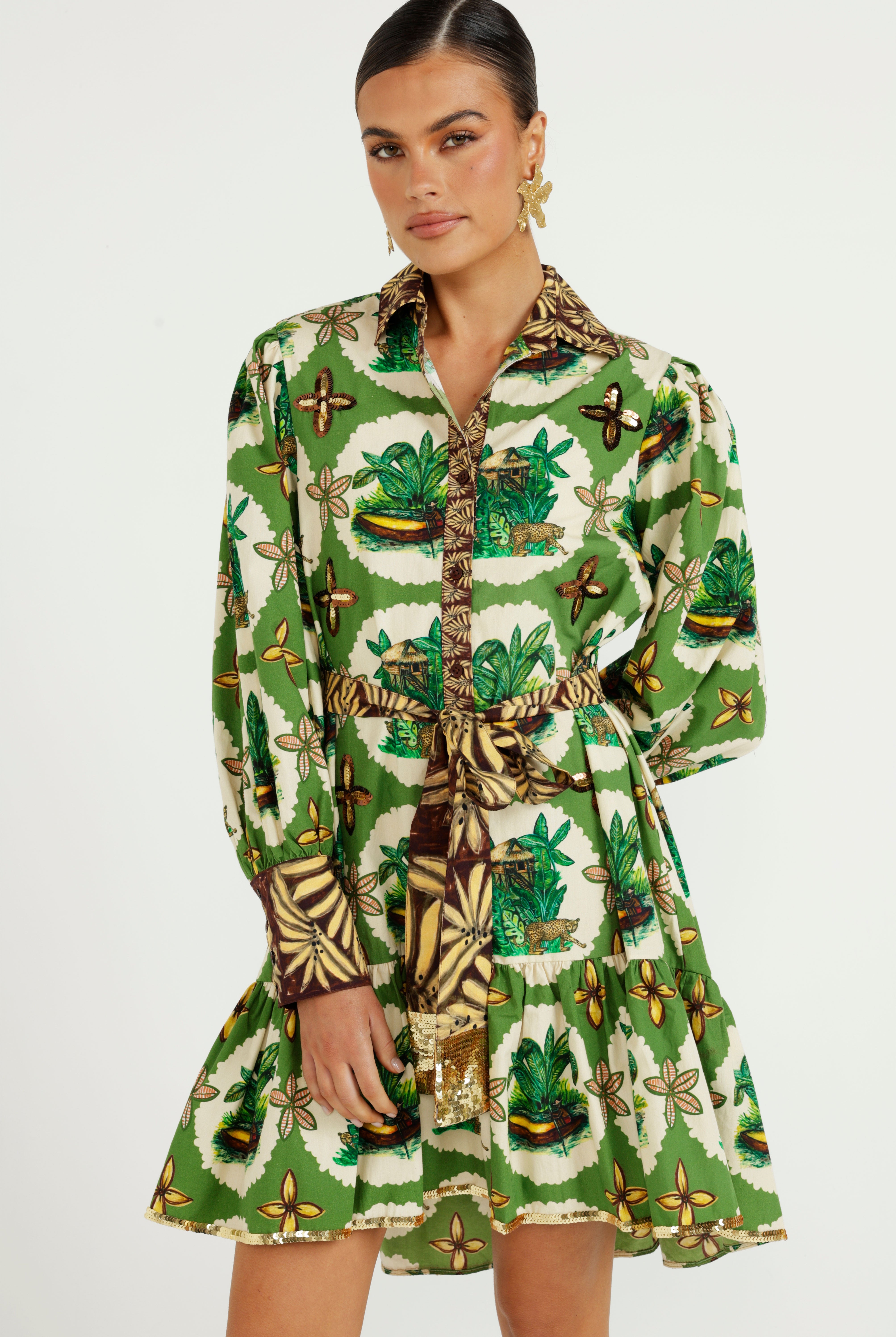The Laguna Mini Shirt Dress