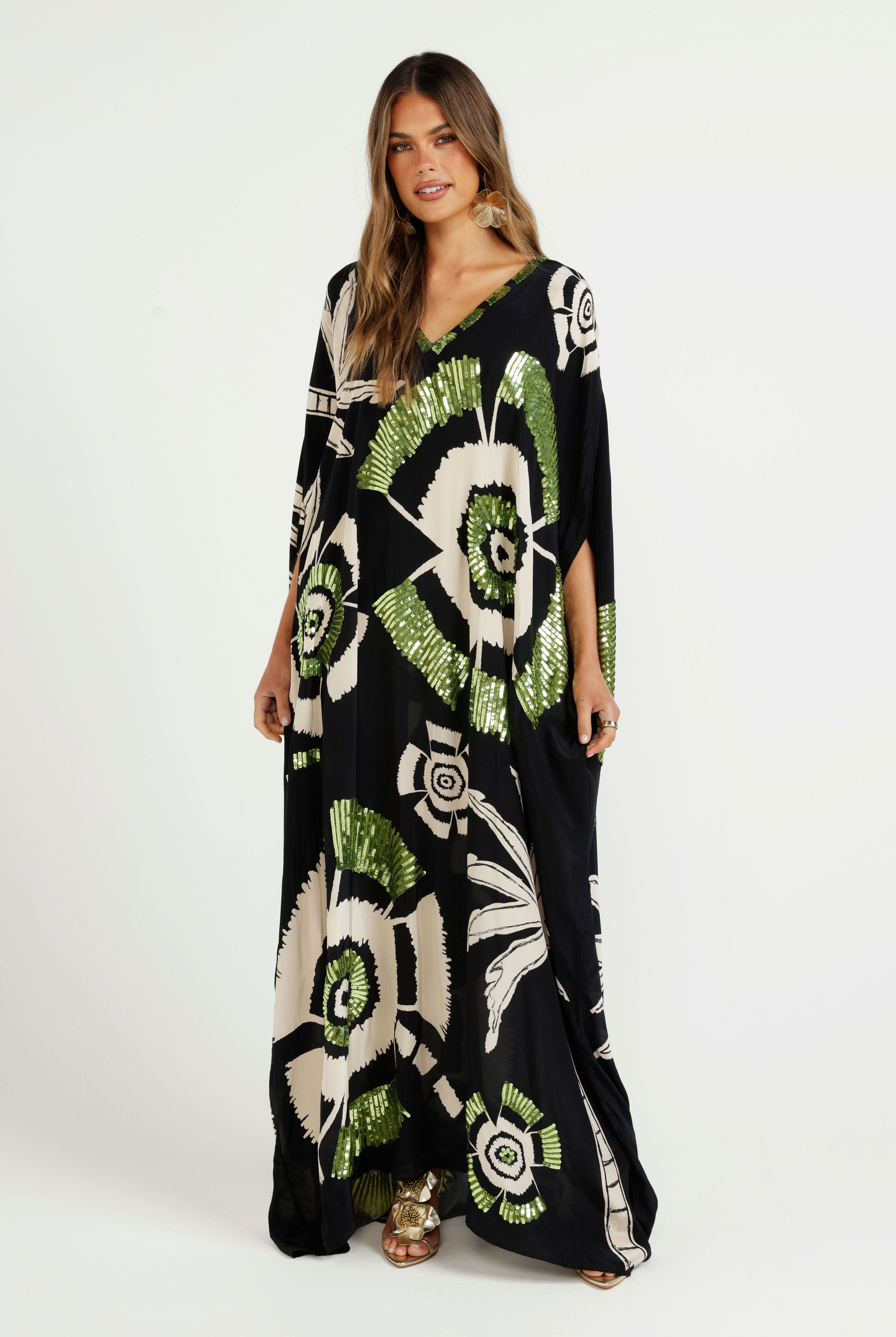 The Nocturne Capelet Kaftan