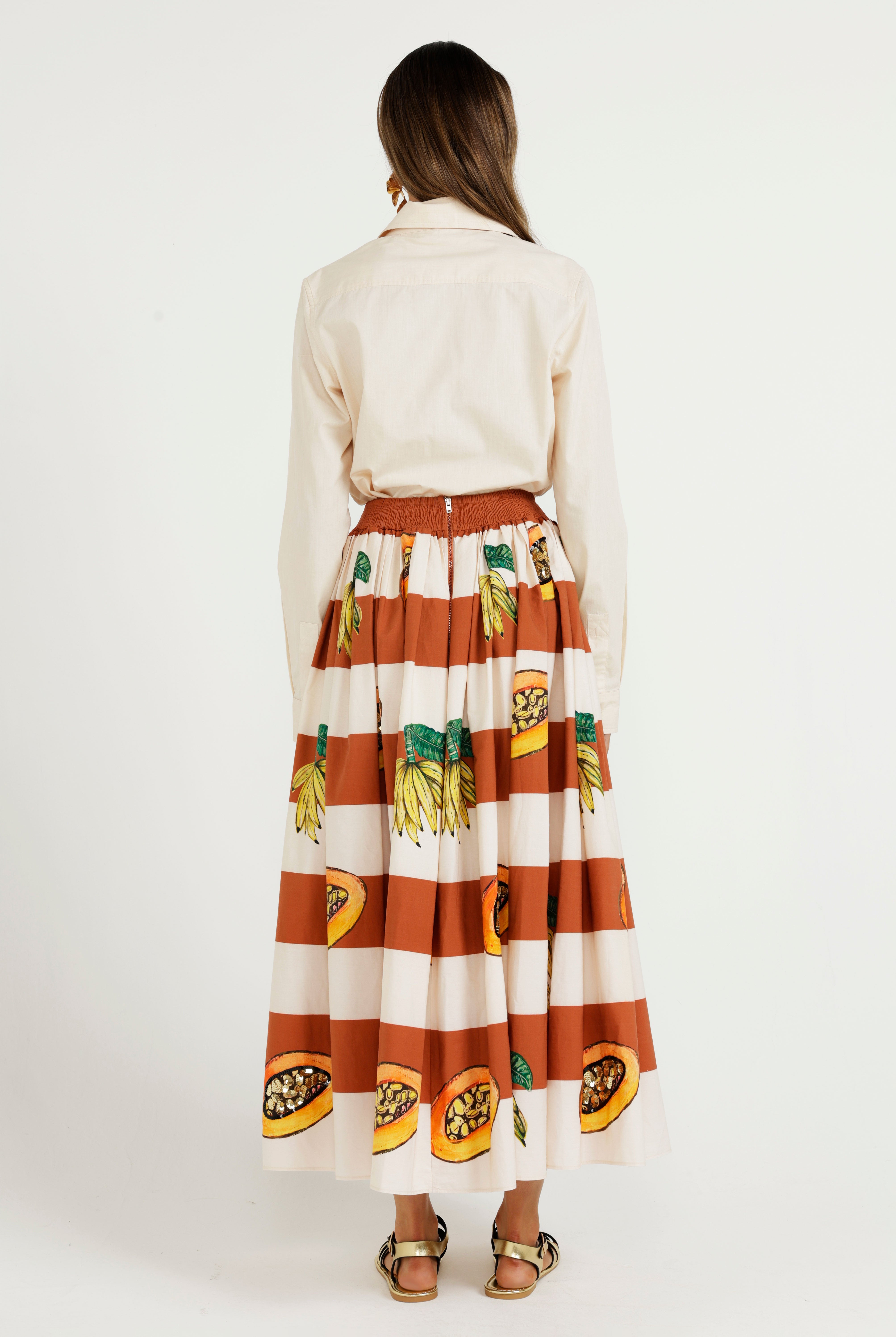 The Papaya Riviera Skirt