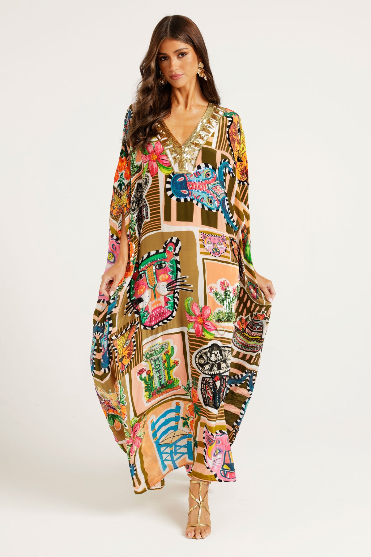 The Casa Curiosa Capelet Kaftan