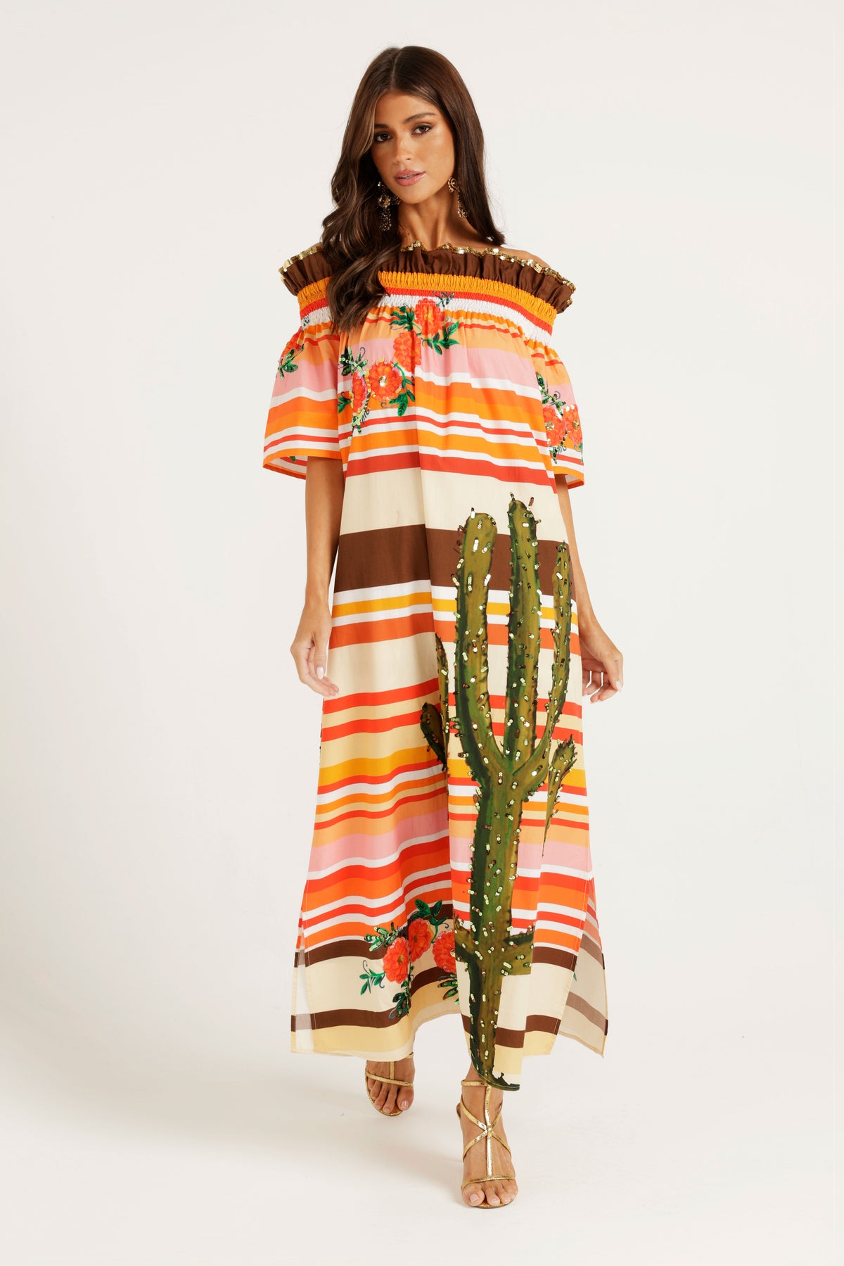 The Desierto Off Shoulder Dress