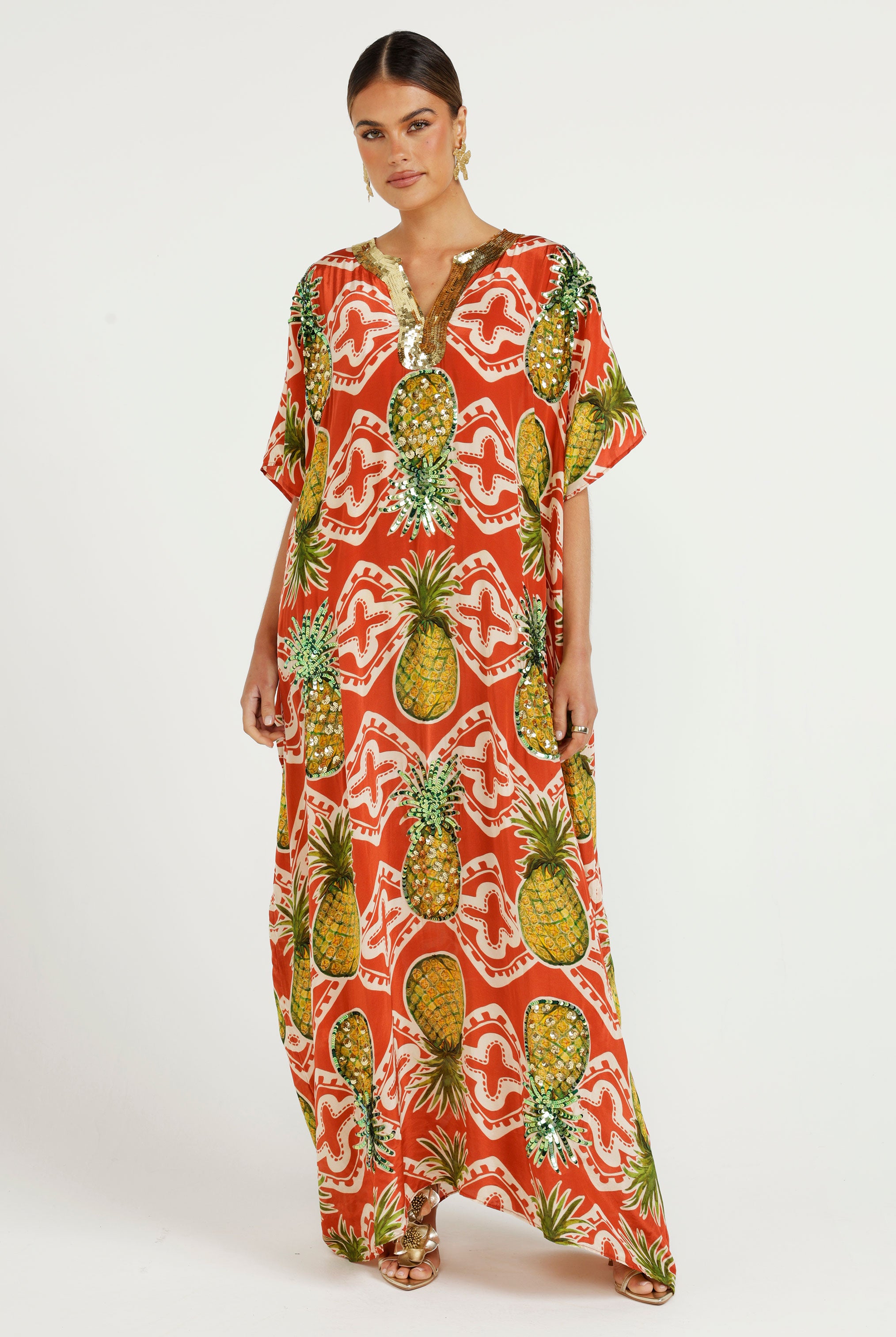 The Pineapple Royale Kaftan