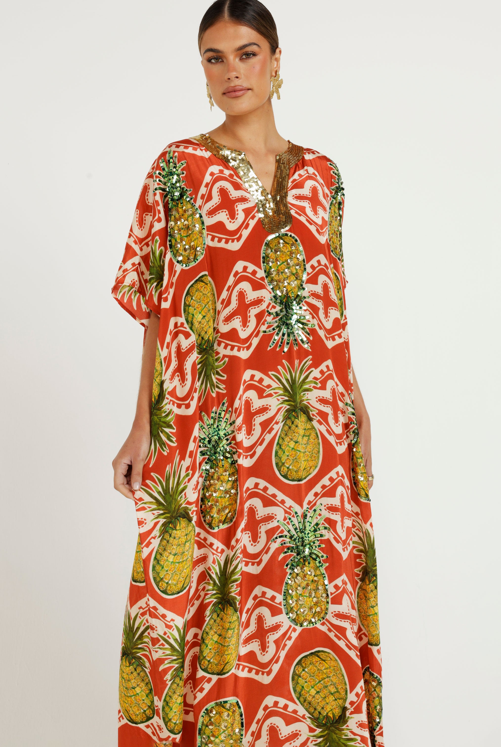 The Pineapple Royale Kaftan