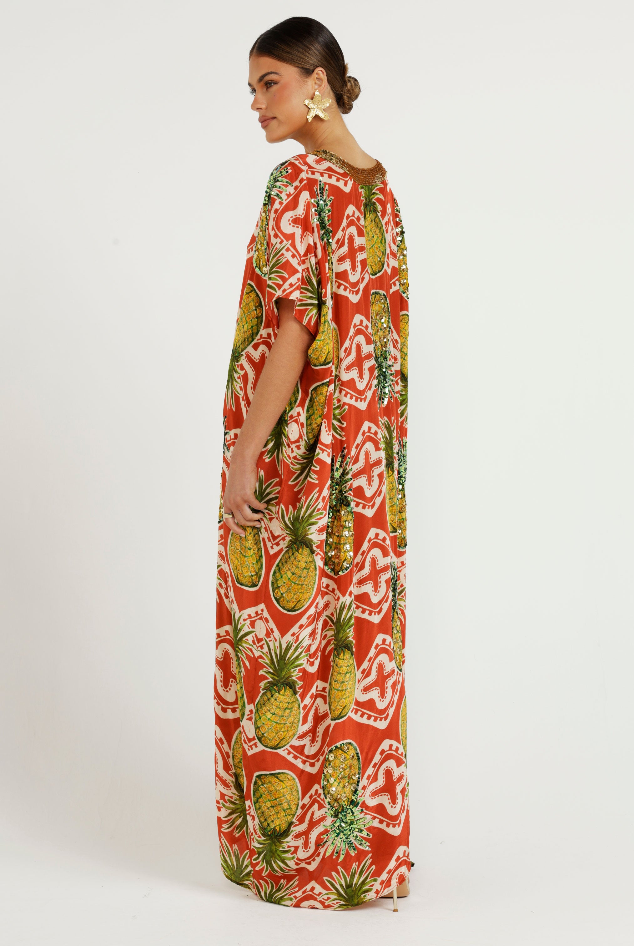 The Pineapple Royale Kaftan