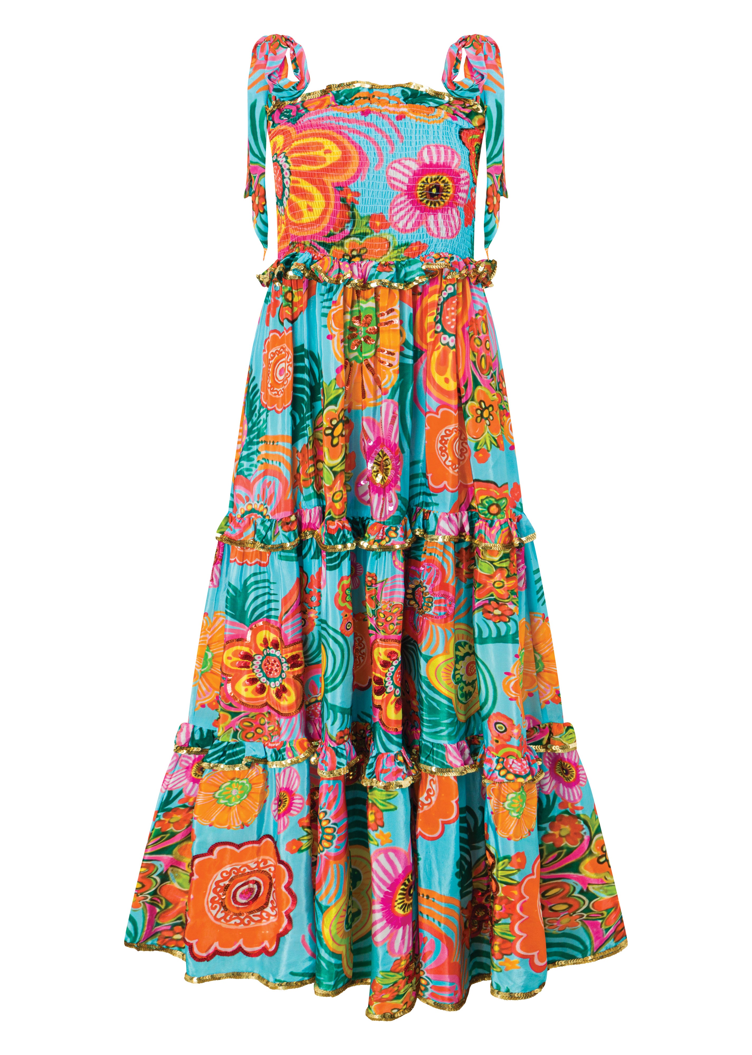 The Kitty Tiered Maxi Dress