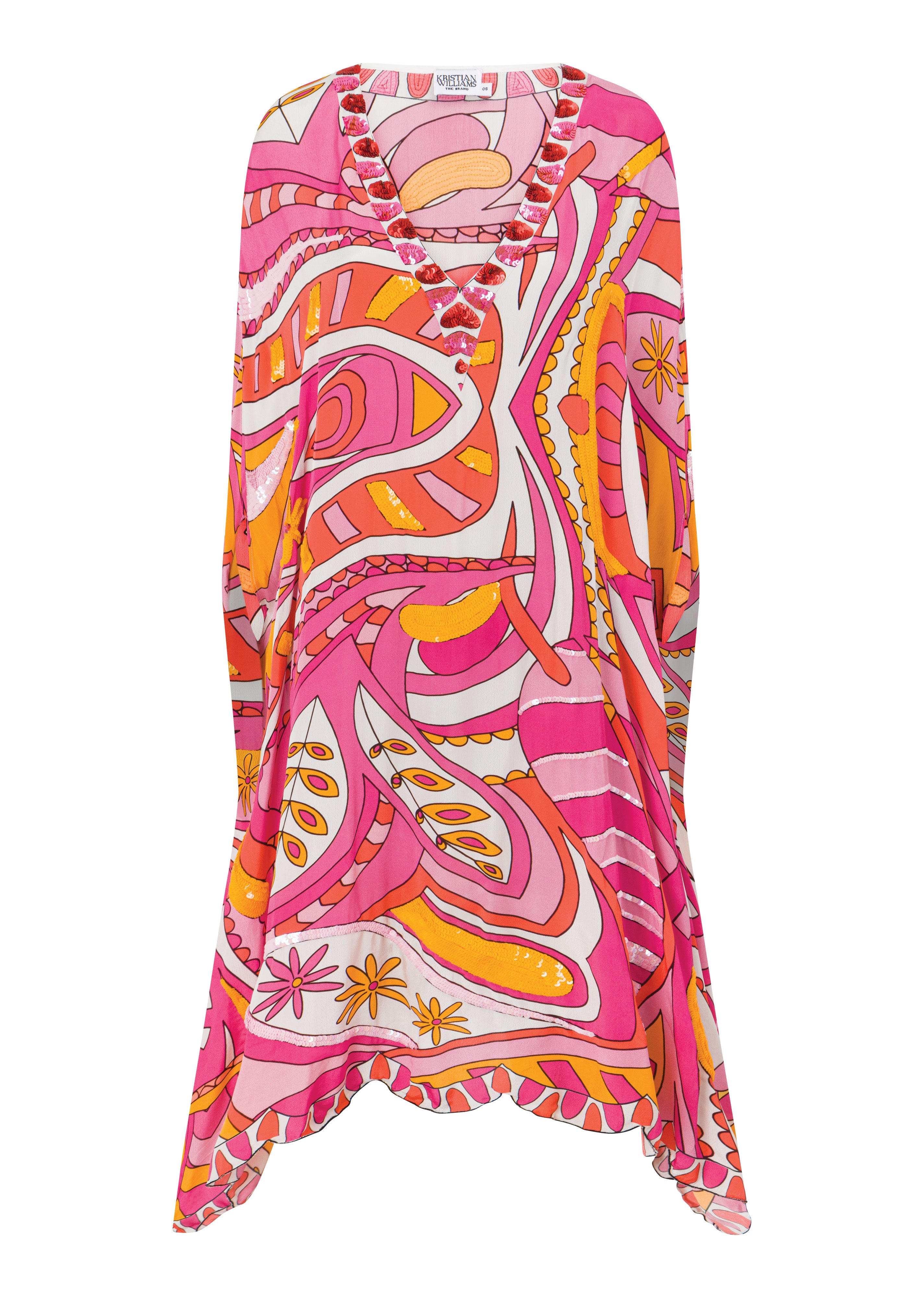 The Maxine Capelet Kaftan - One Size (Sample 23)