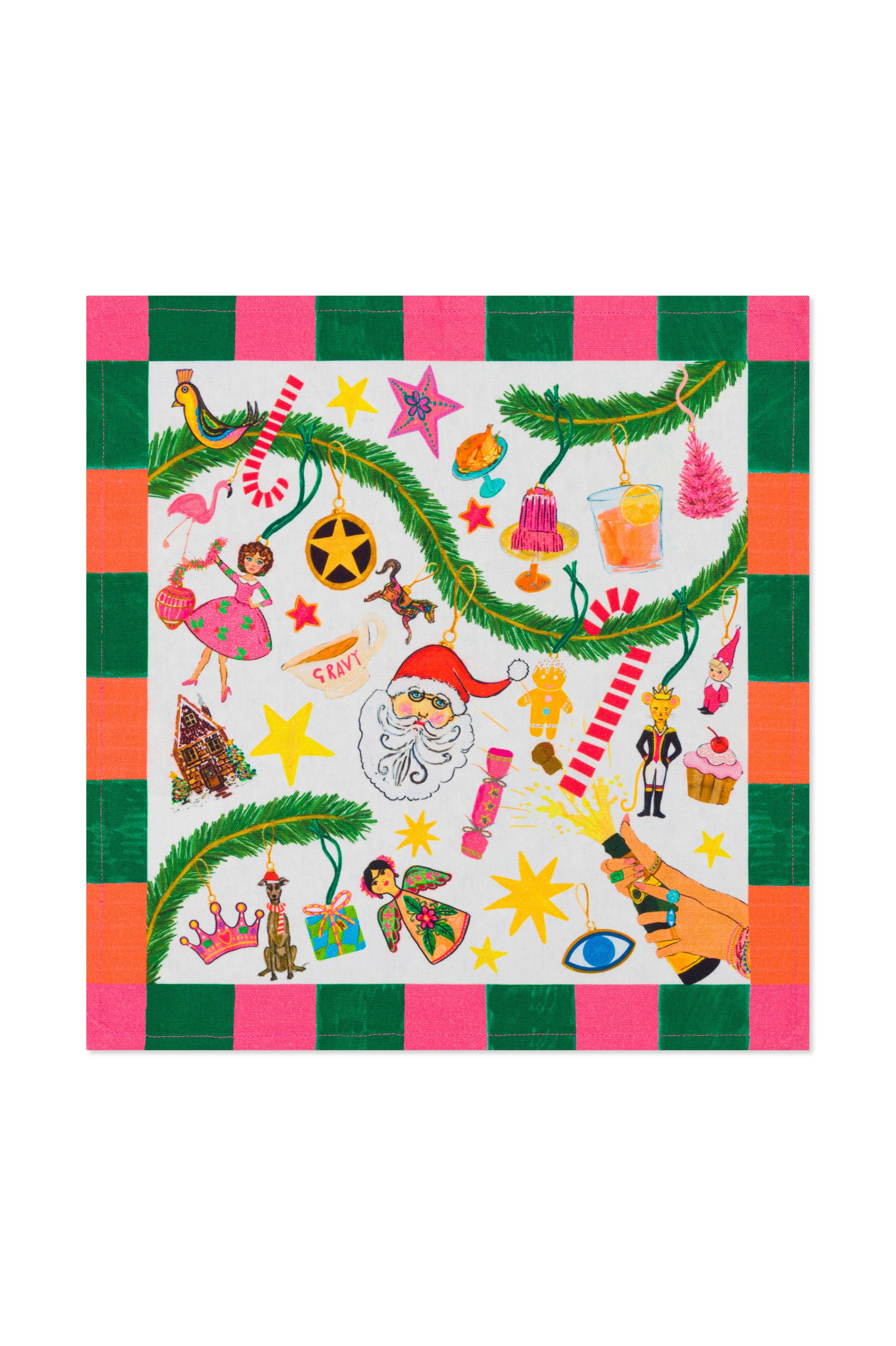 God Save the Sleigh Napkin Set (4)