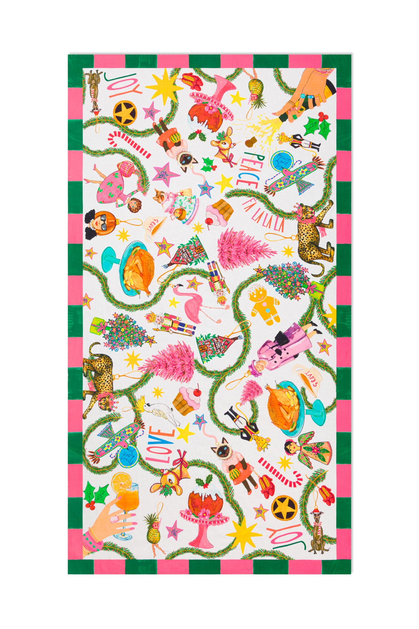 The Devil Wears Tinsel Tablecloth (145cm x 260cm)