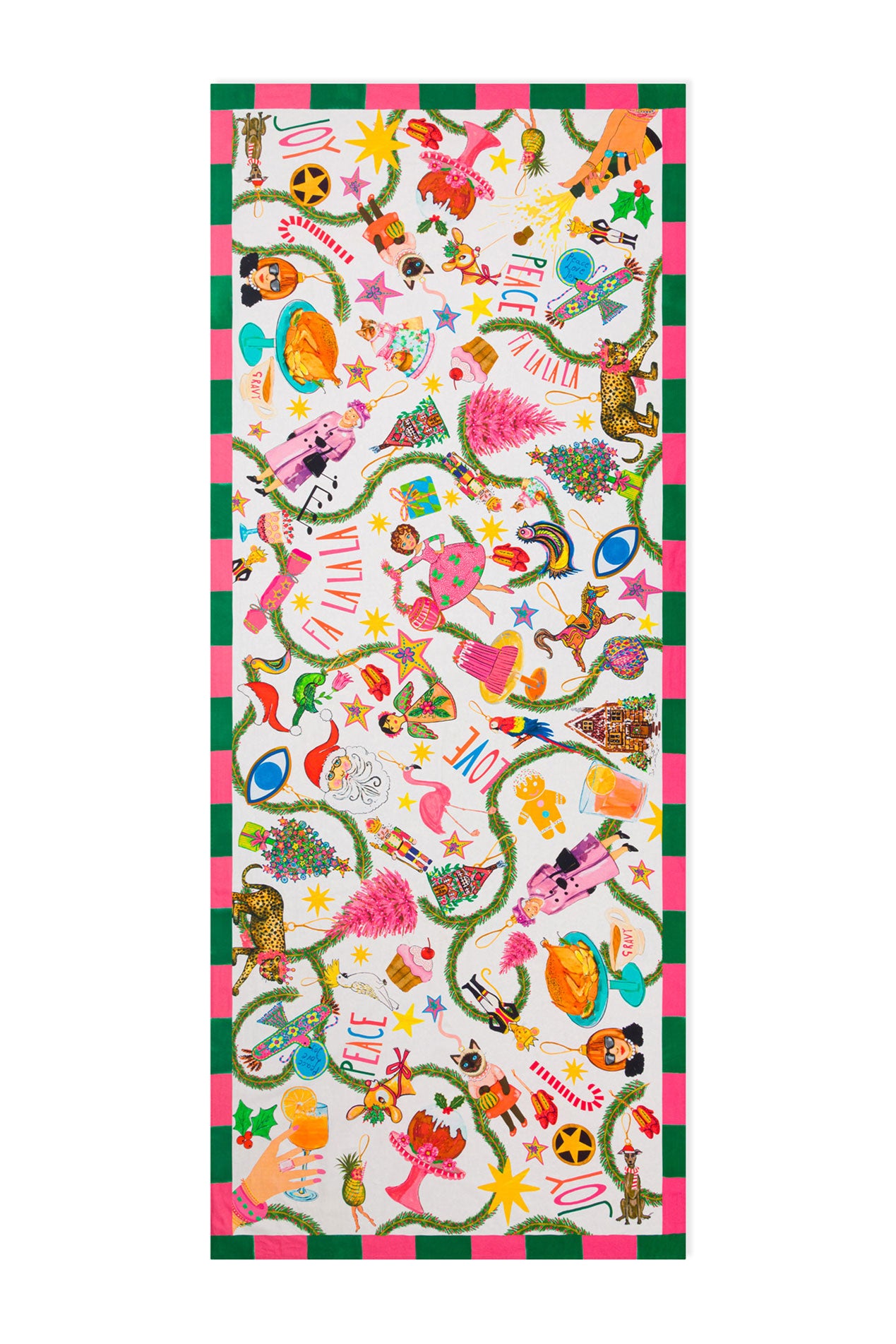 The Devil Wears Tinsel Tablecloth (145cm x 350cm)