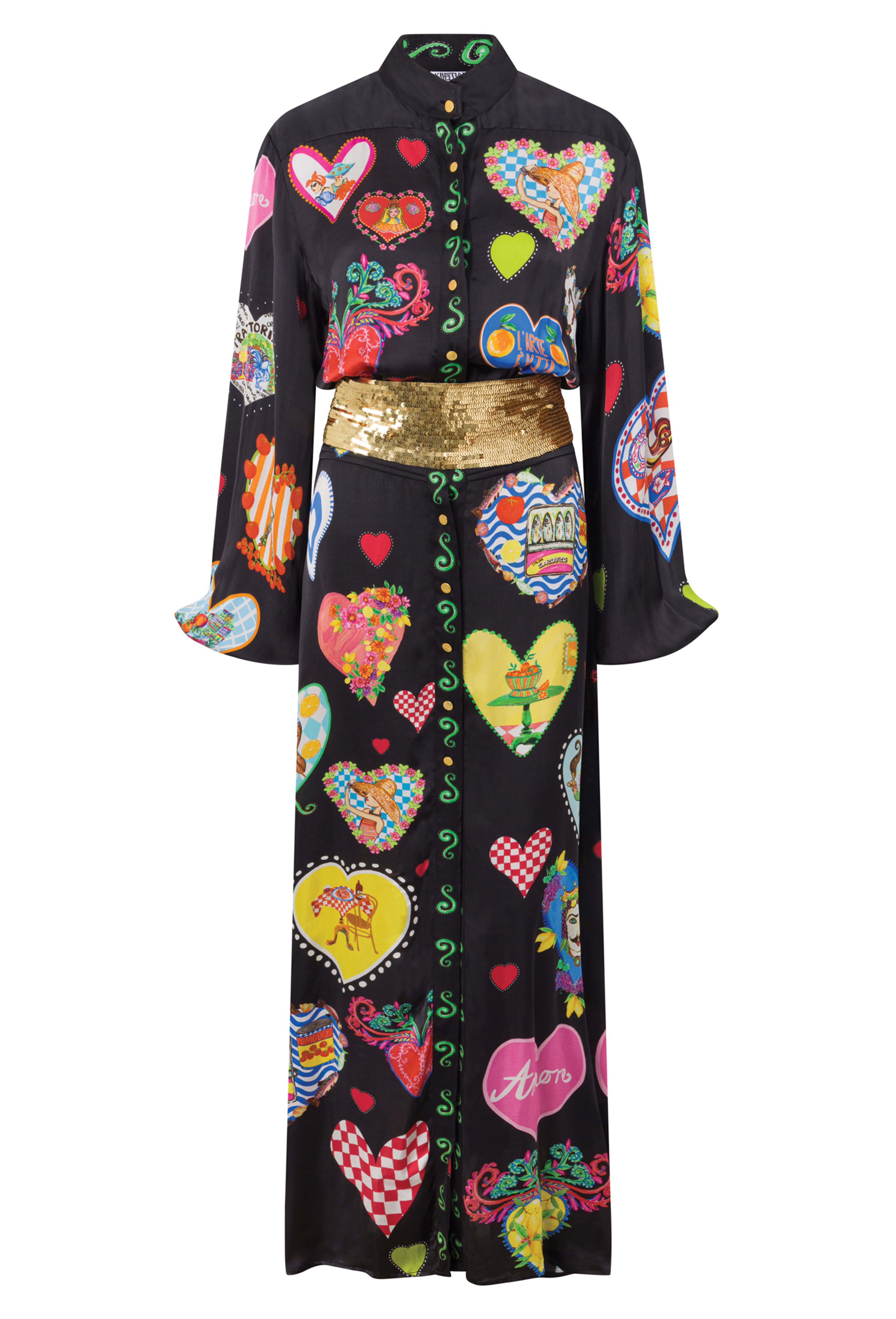 The Ti Amo Silk Dress