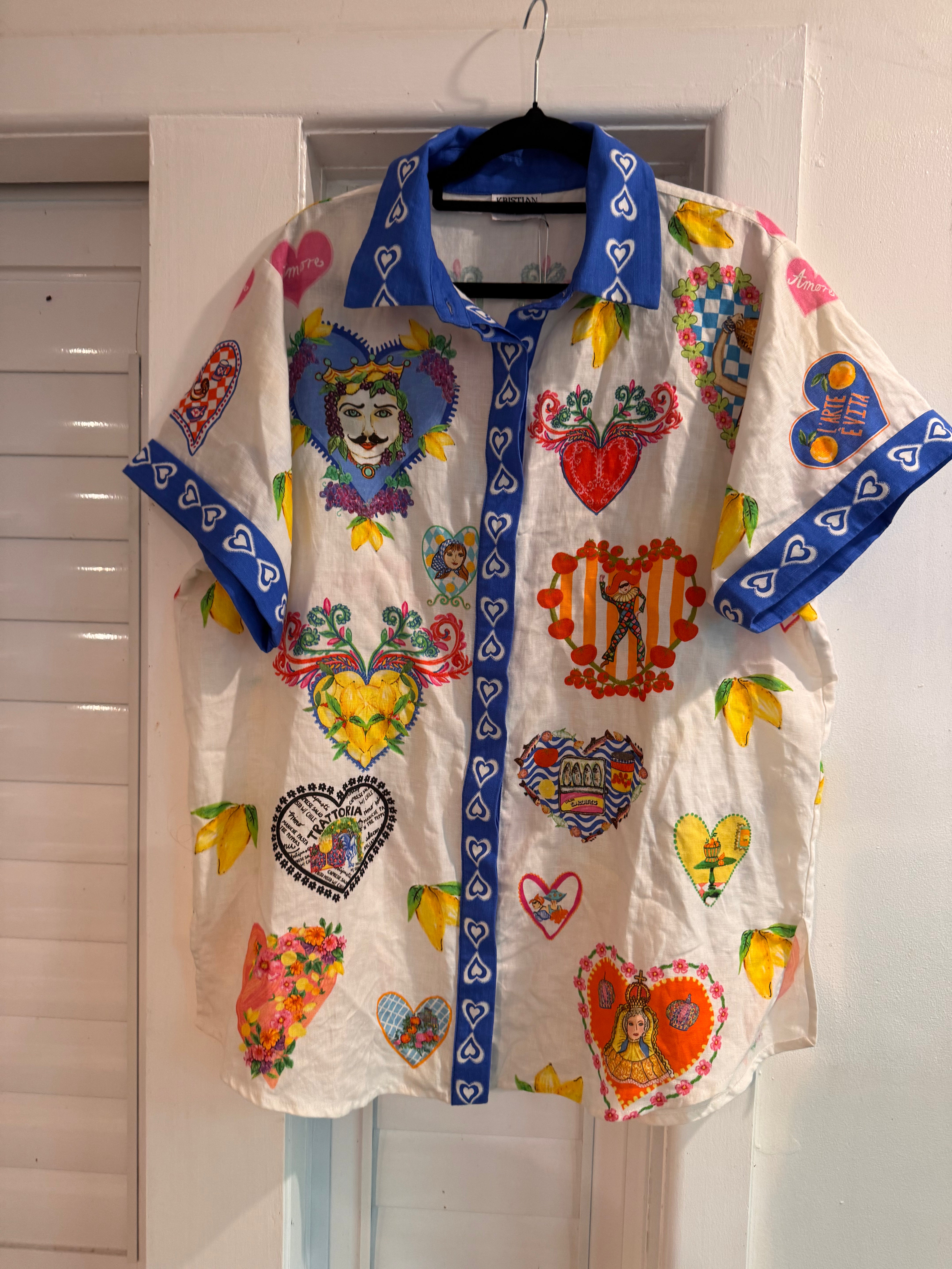 The Giovanna Shirt - S - Different Trim (Sample 40)