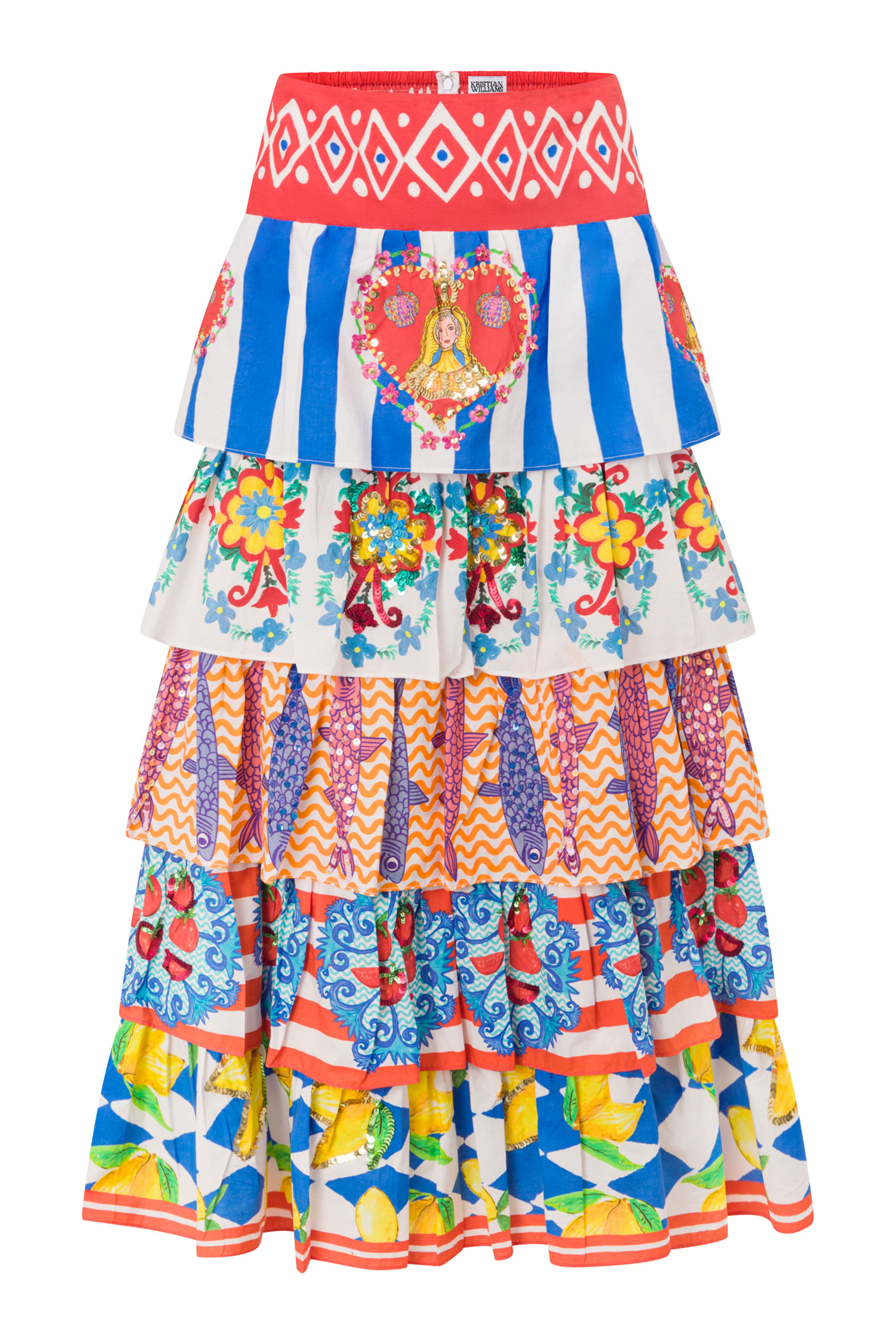 The Amadora Ruffle Skirt