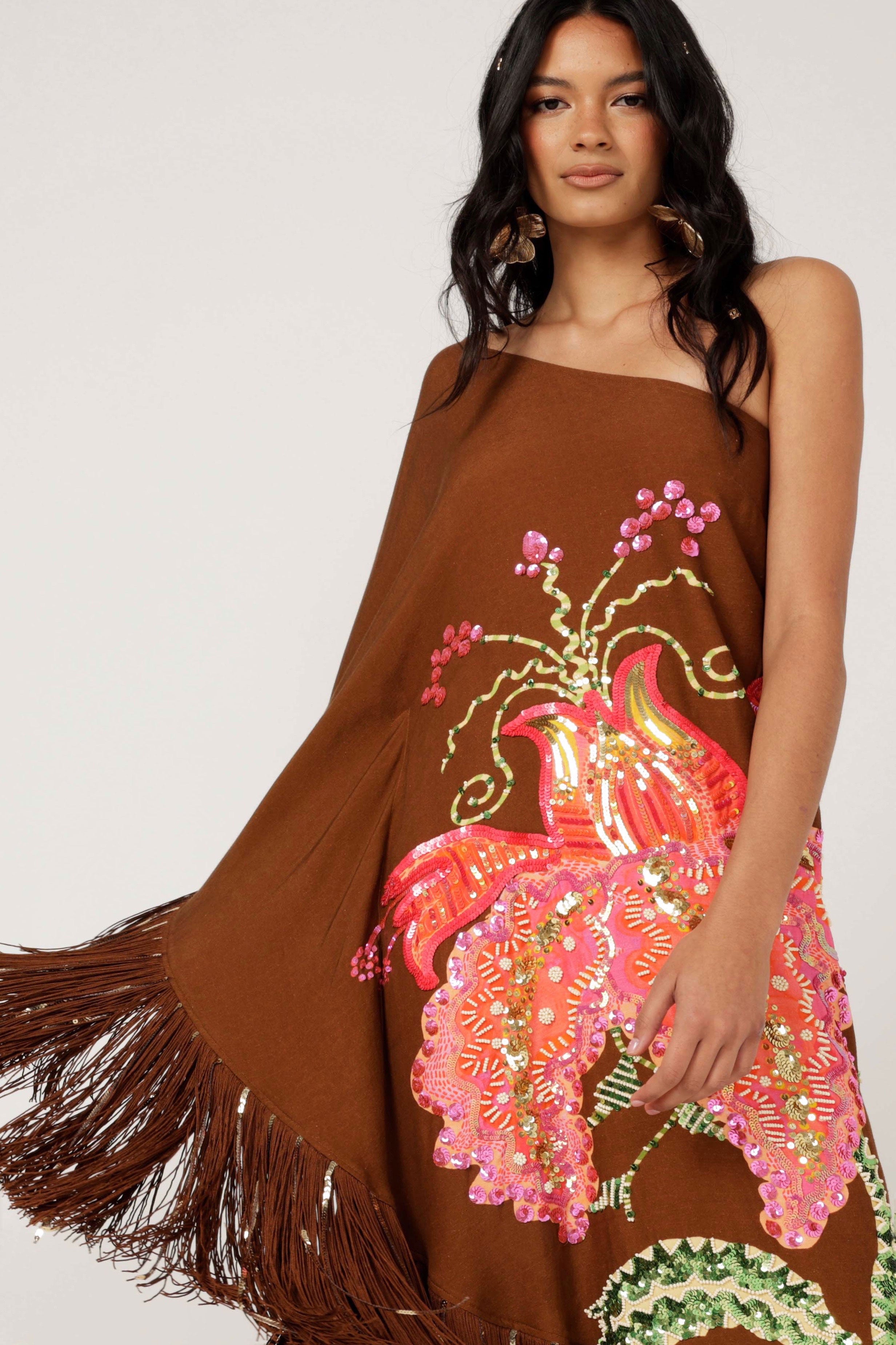 The Hidden Eden One Shoulder Dress