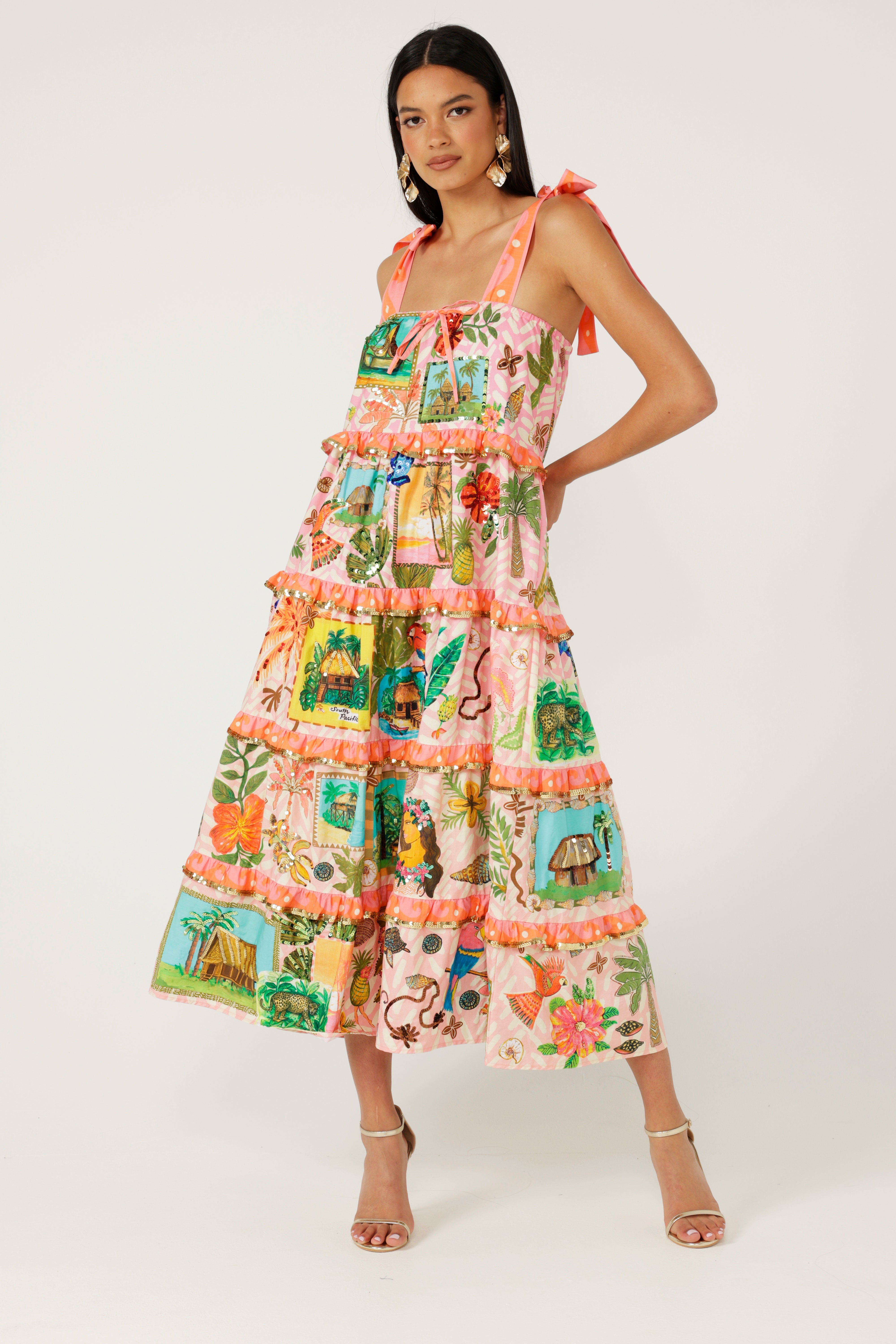The Coconut Cabin Maxi Dress