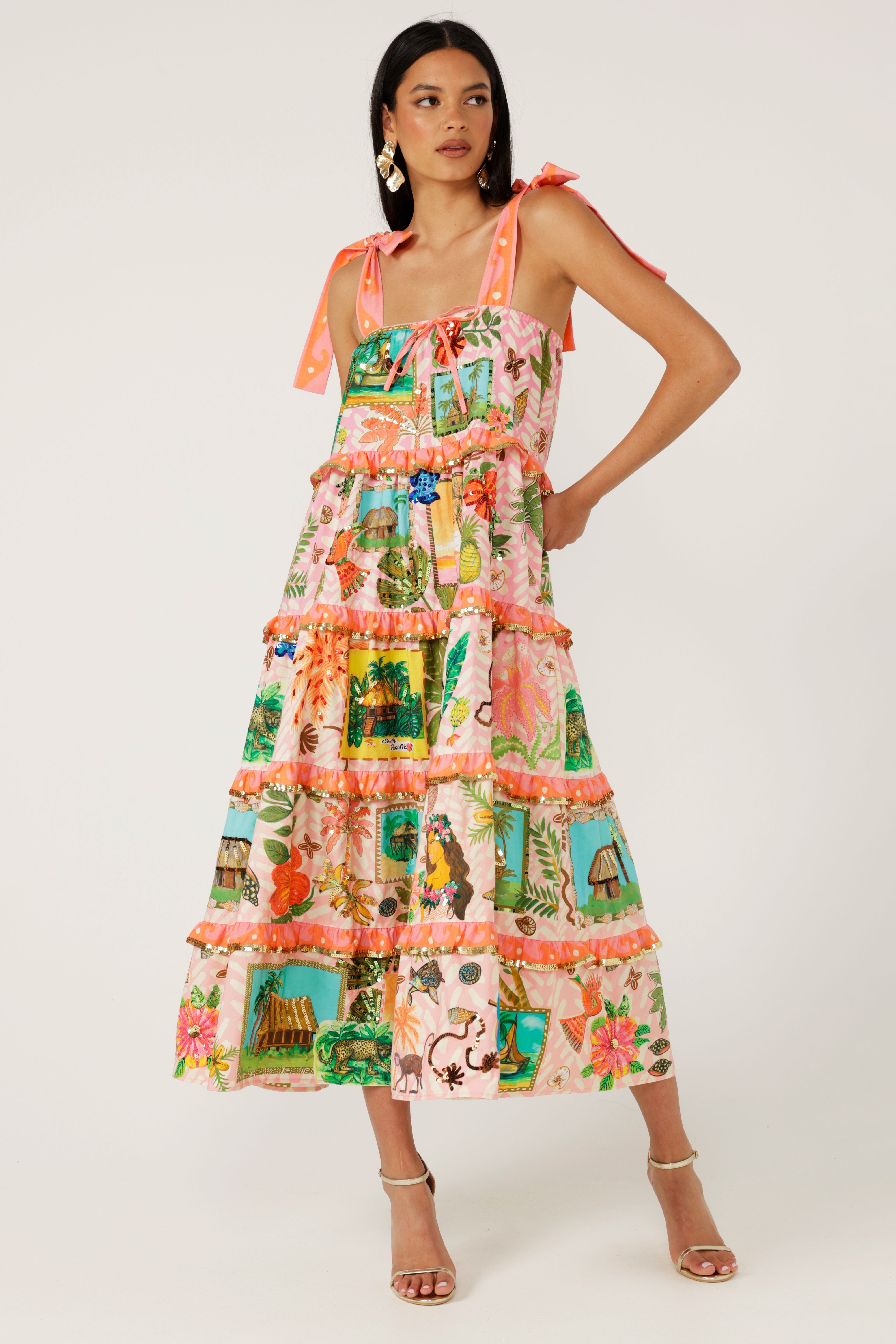 The Coconut Cabin Maxi Dress