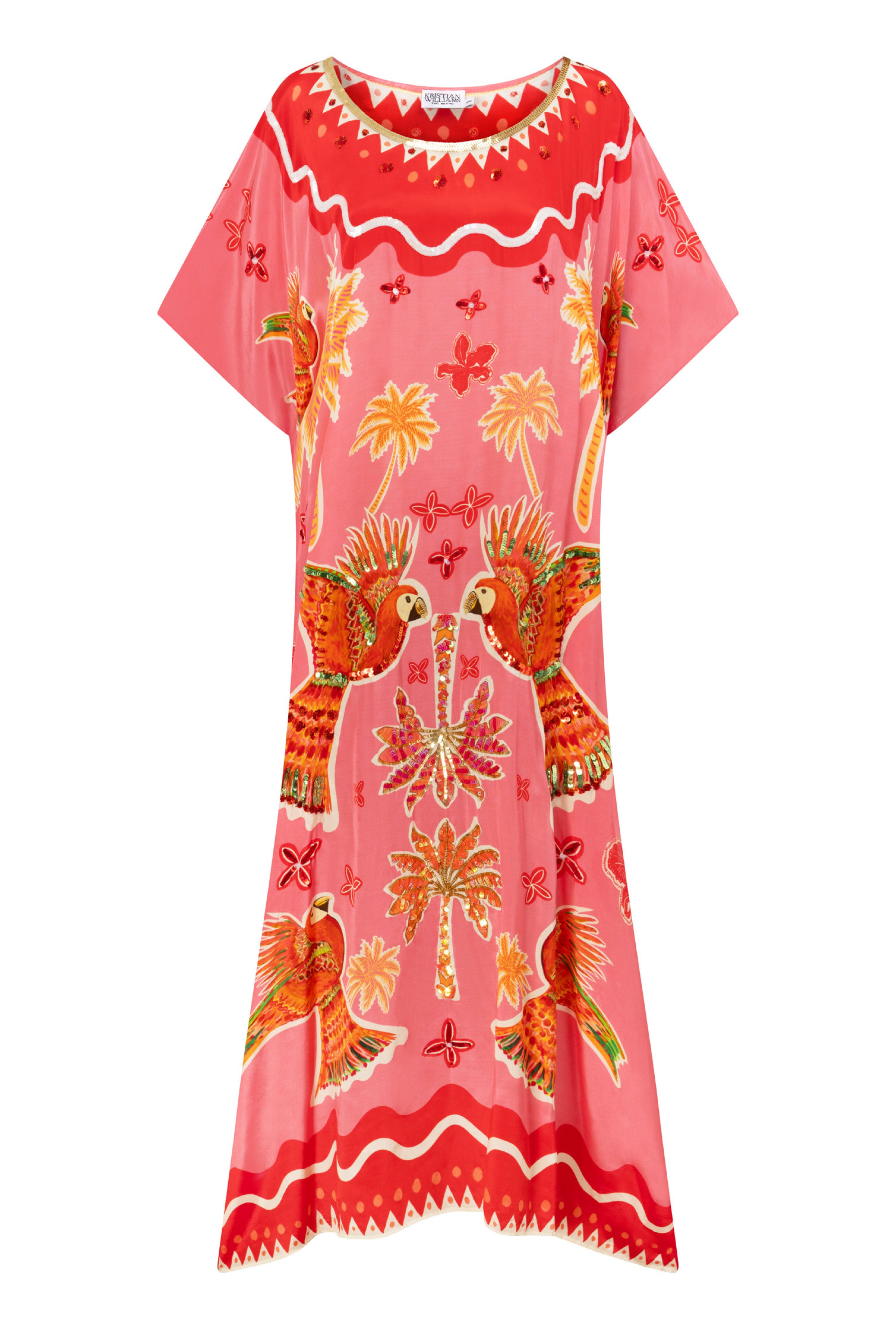 The Parrot Garden Kaftan