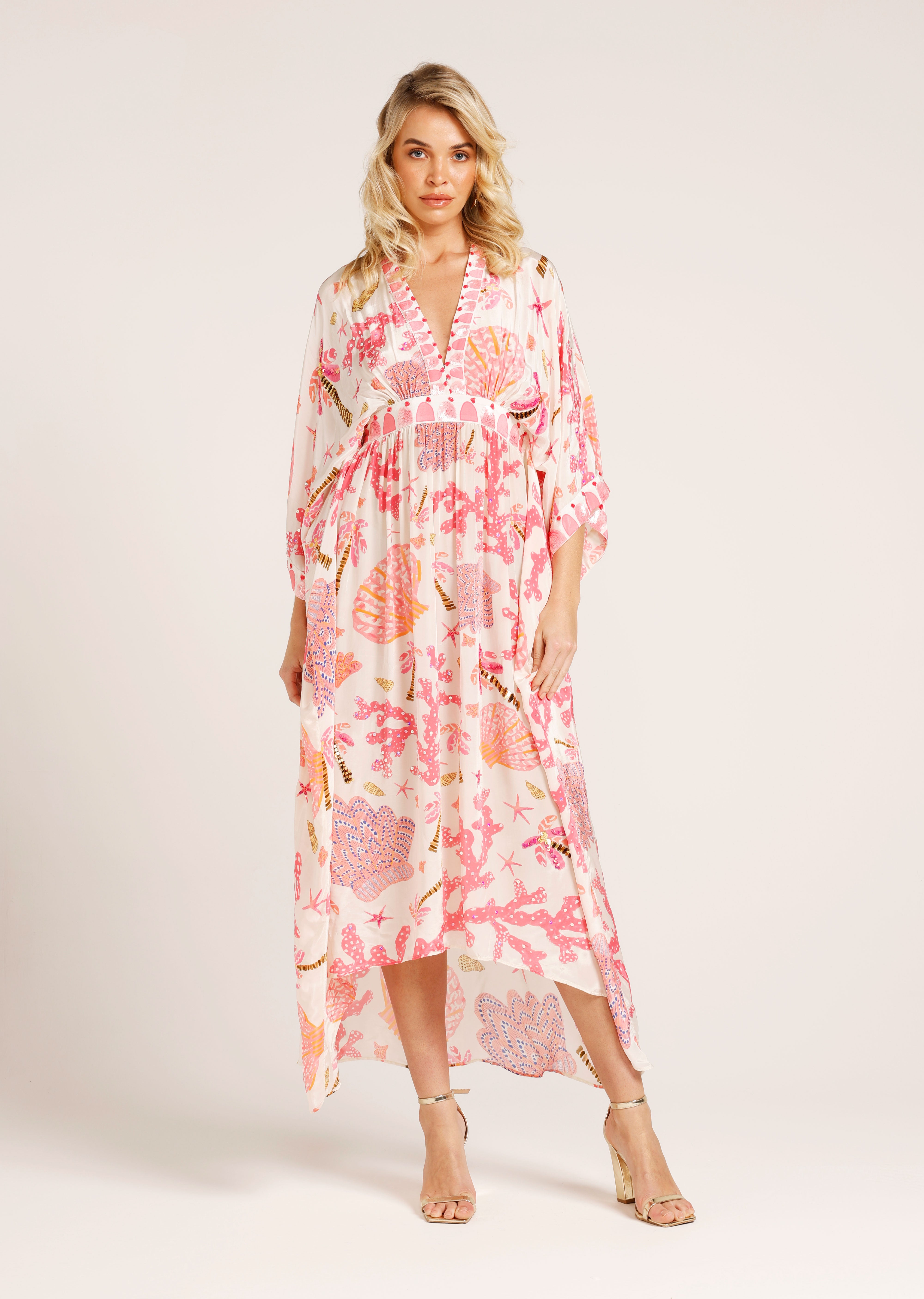 The Claire V-Neck Kaftan