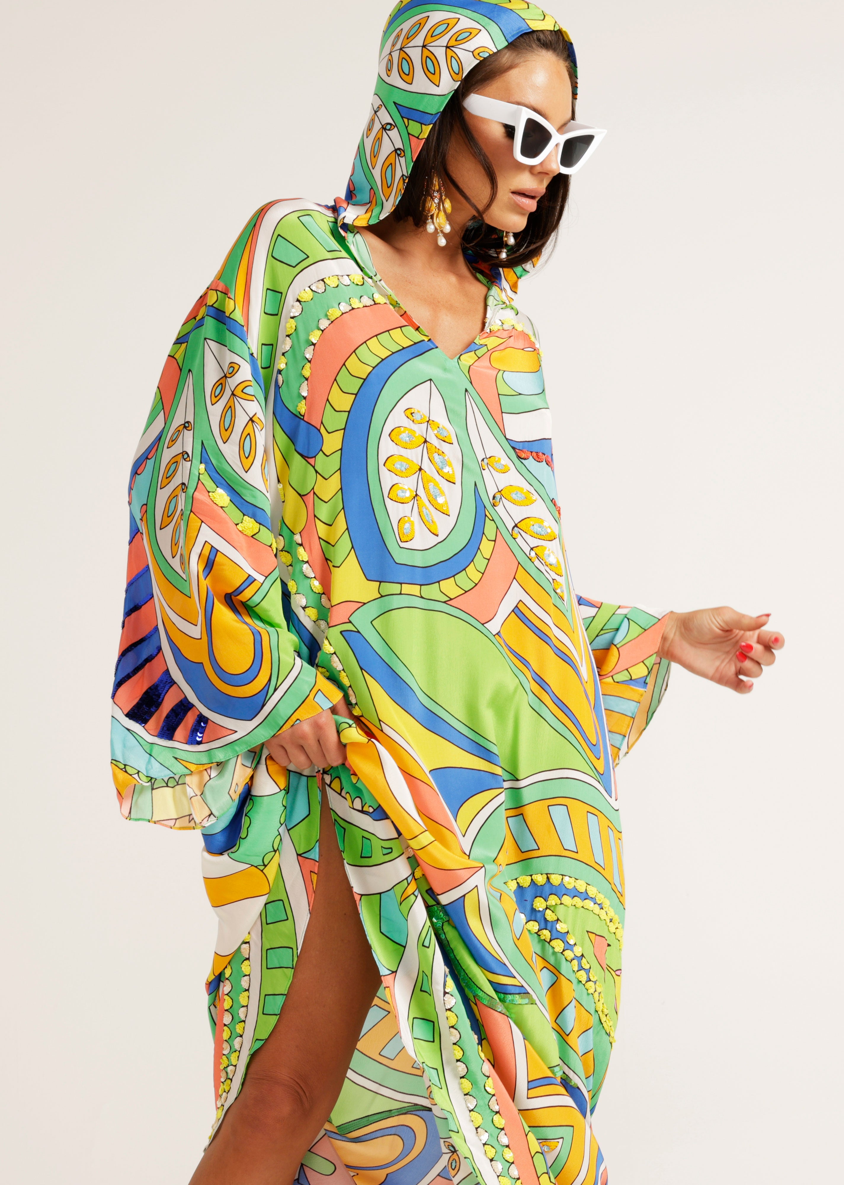 The Breakers Hooded Kaftan