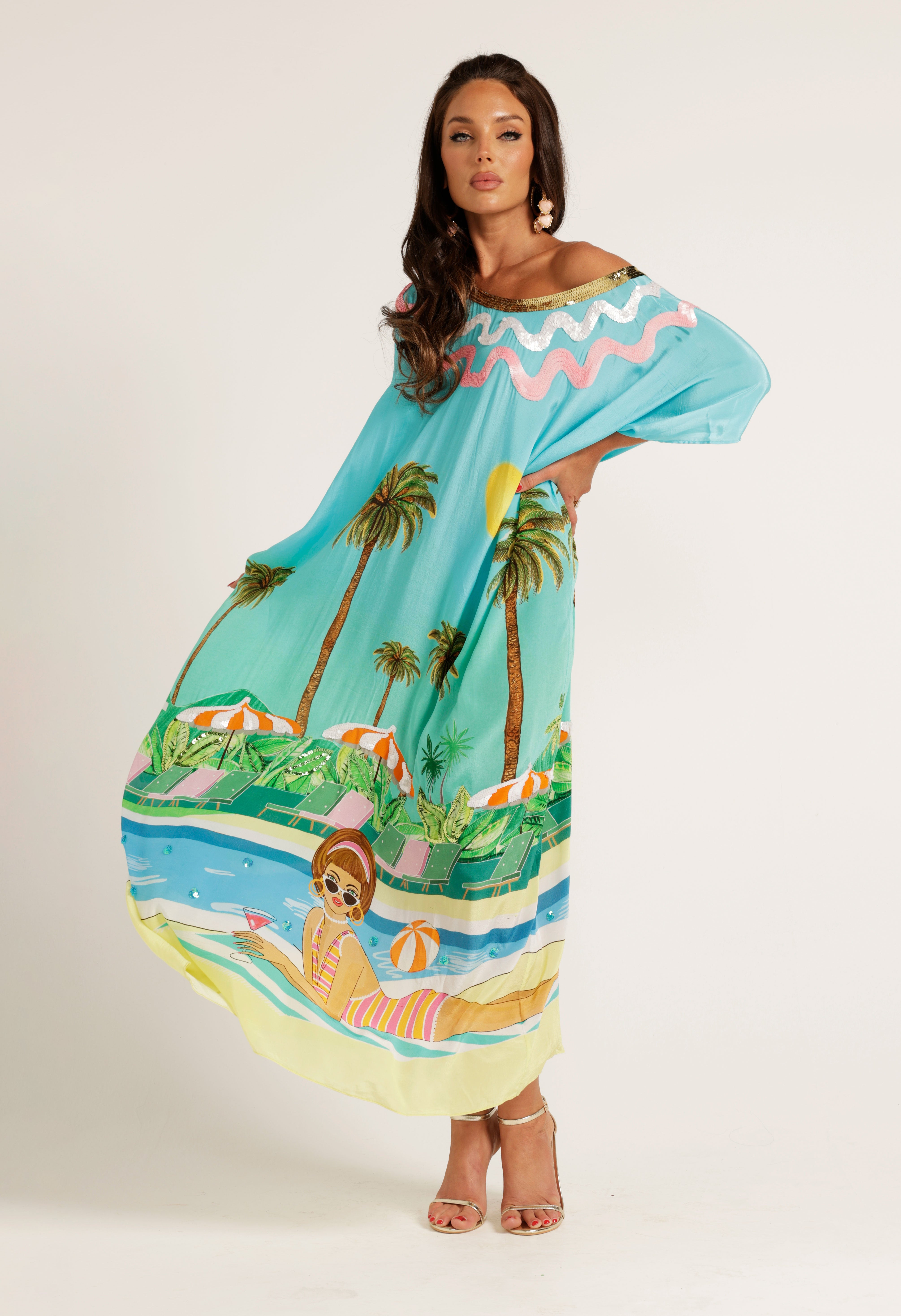 The Palm Royale Kaftan (Long)