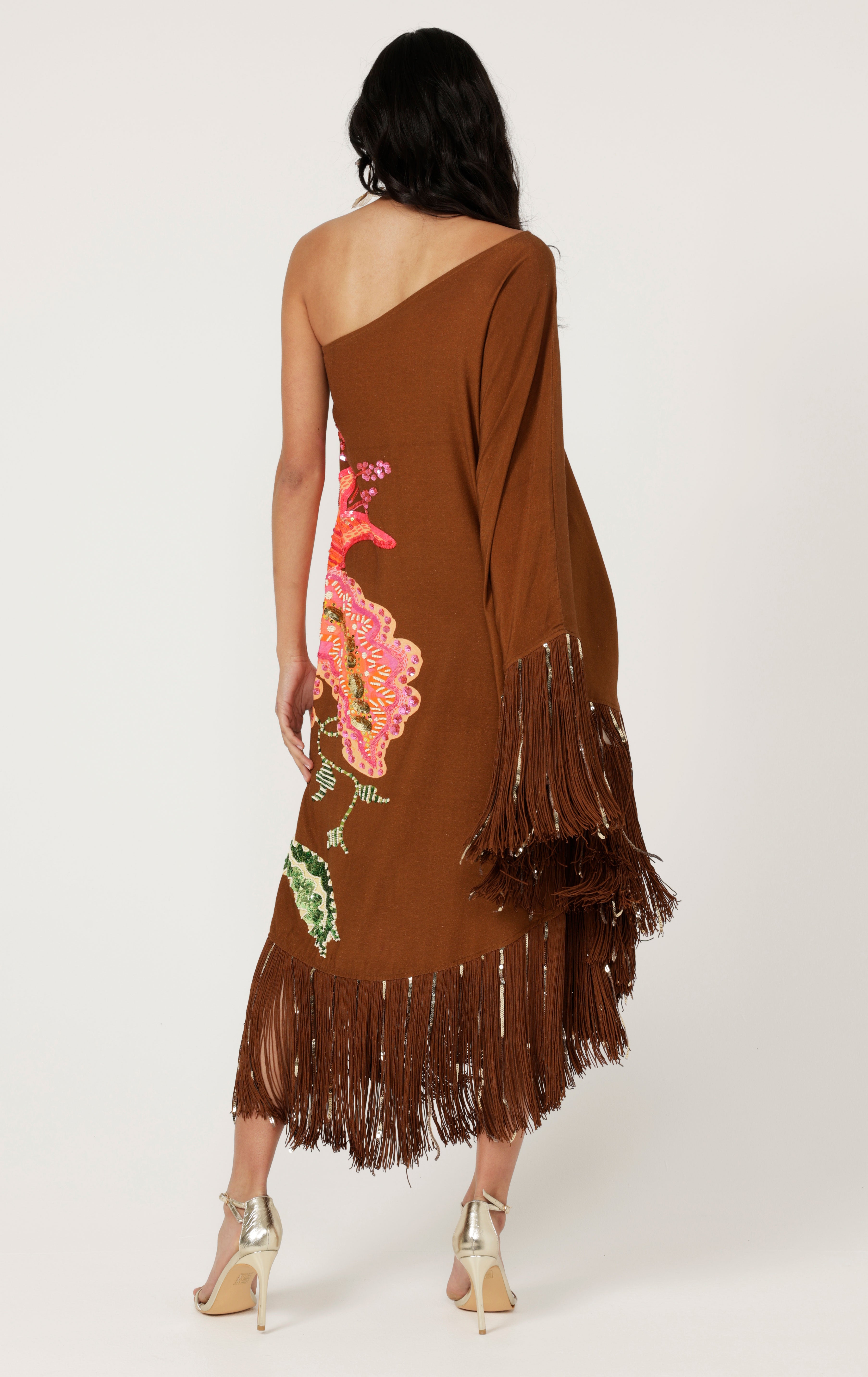 The Hidden Eden One Shoulder Dress