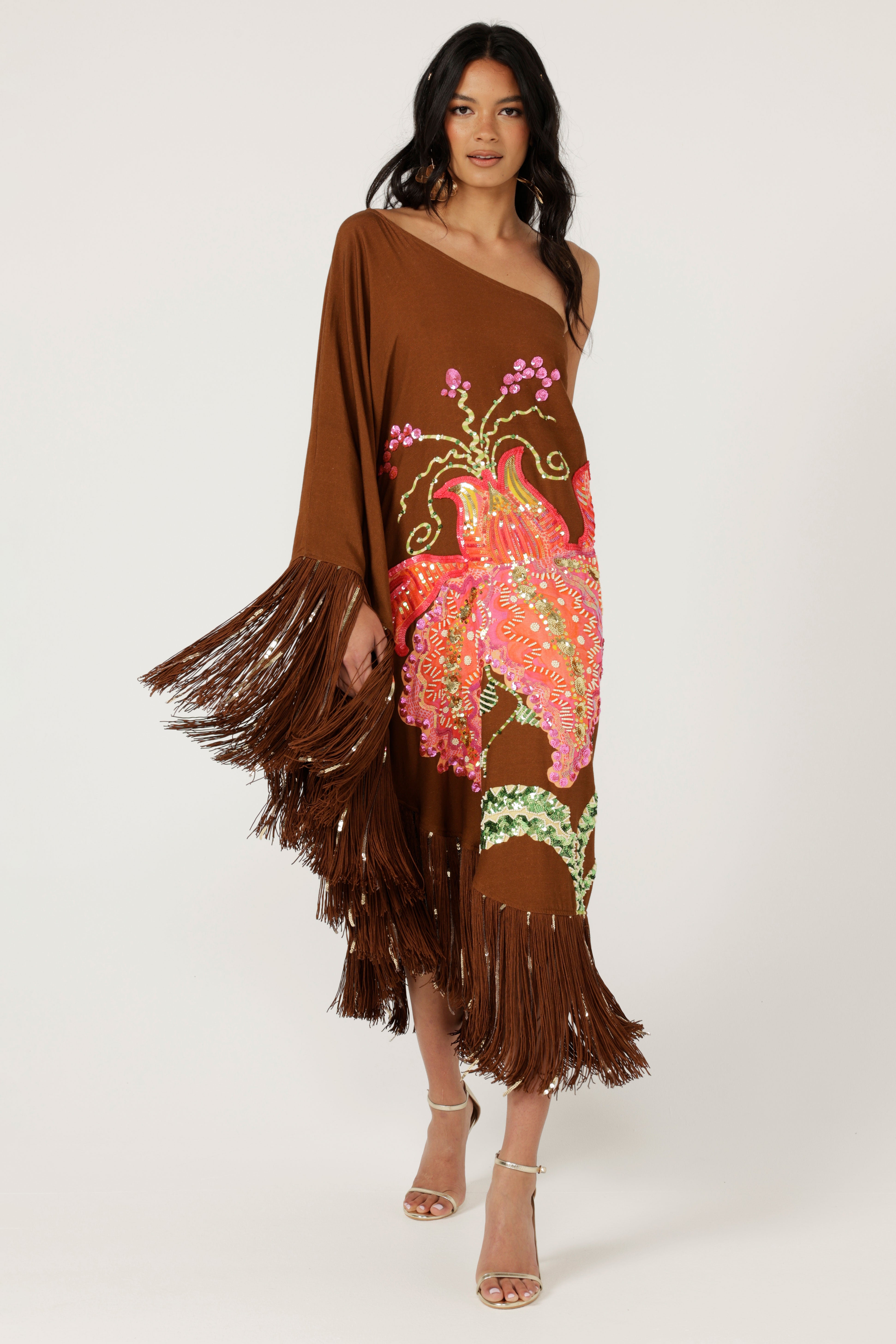 The Hidden Eden One Shoulder Dress