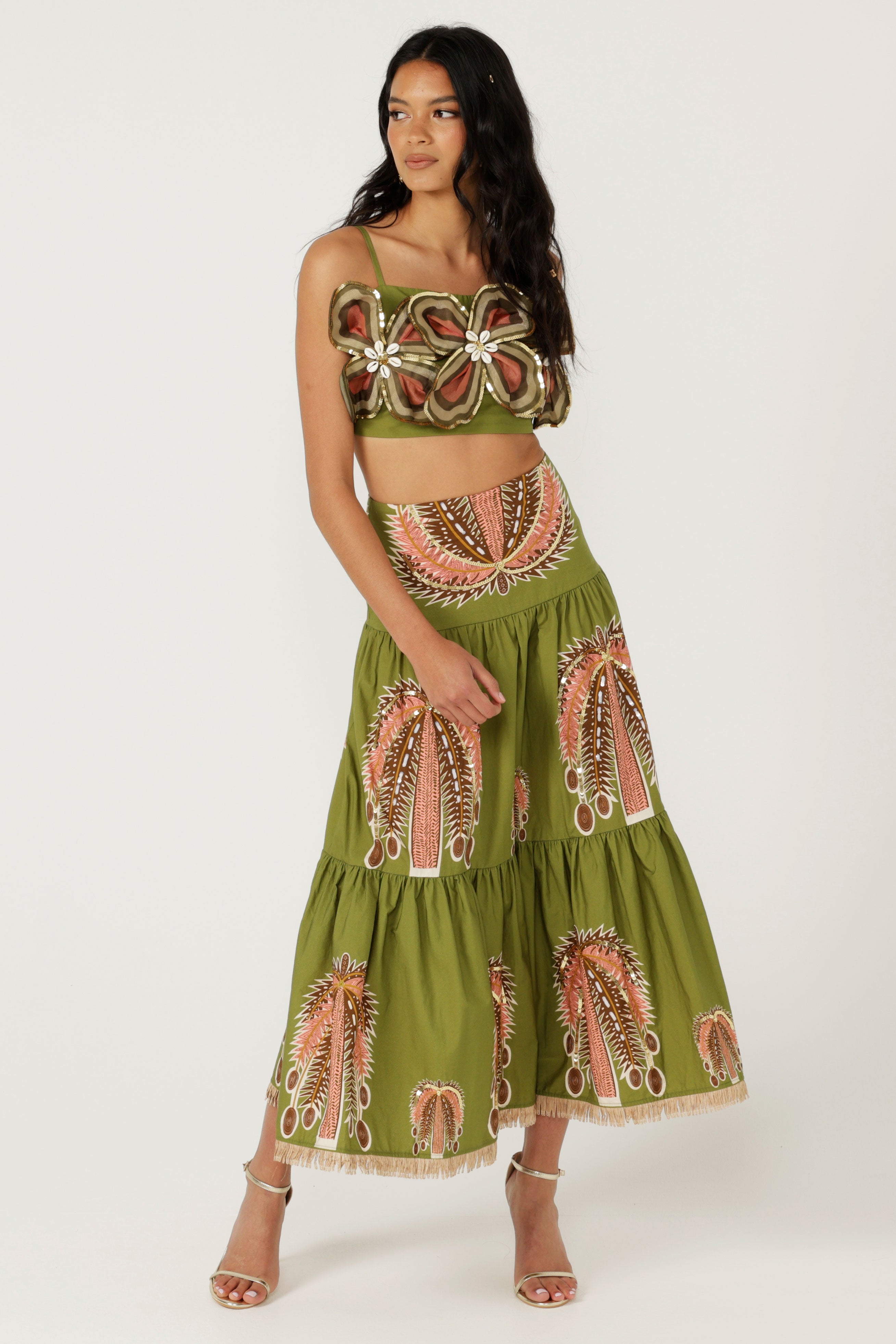 The Pink Canopy Maxi Skirt