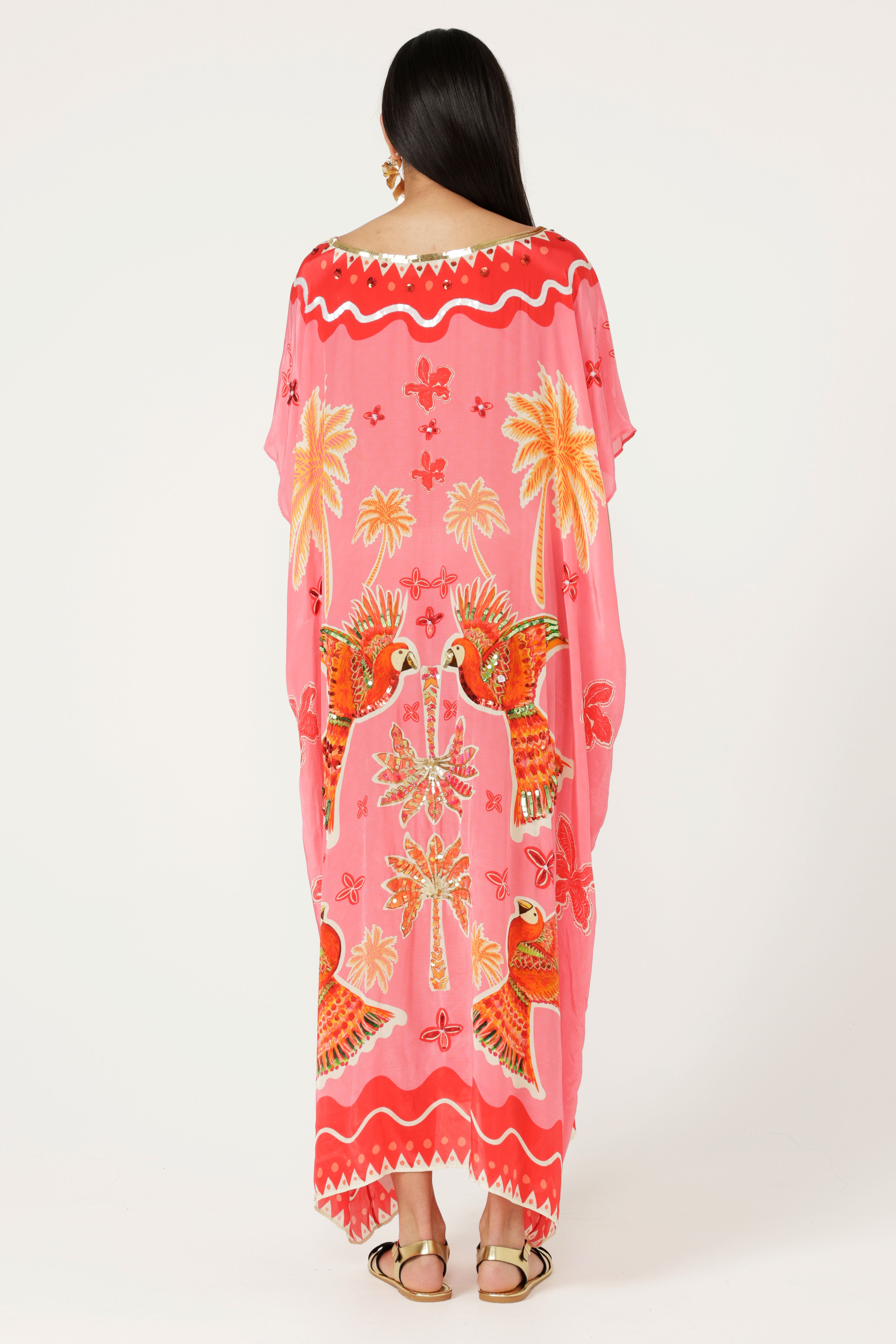 The Parrot Garden Kaftan