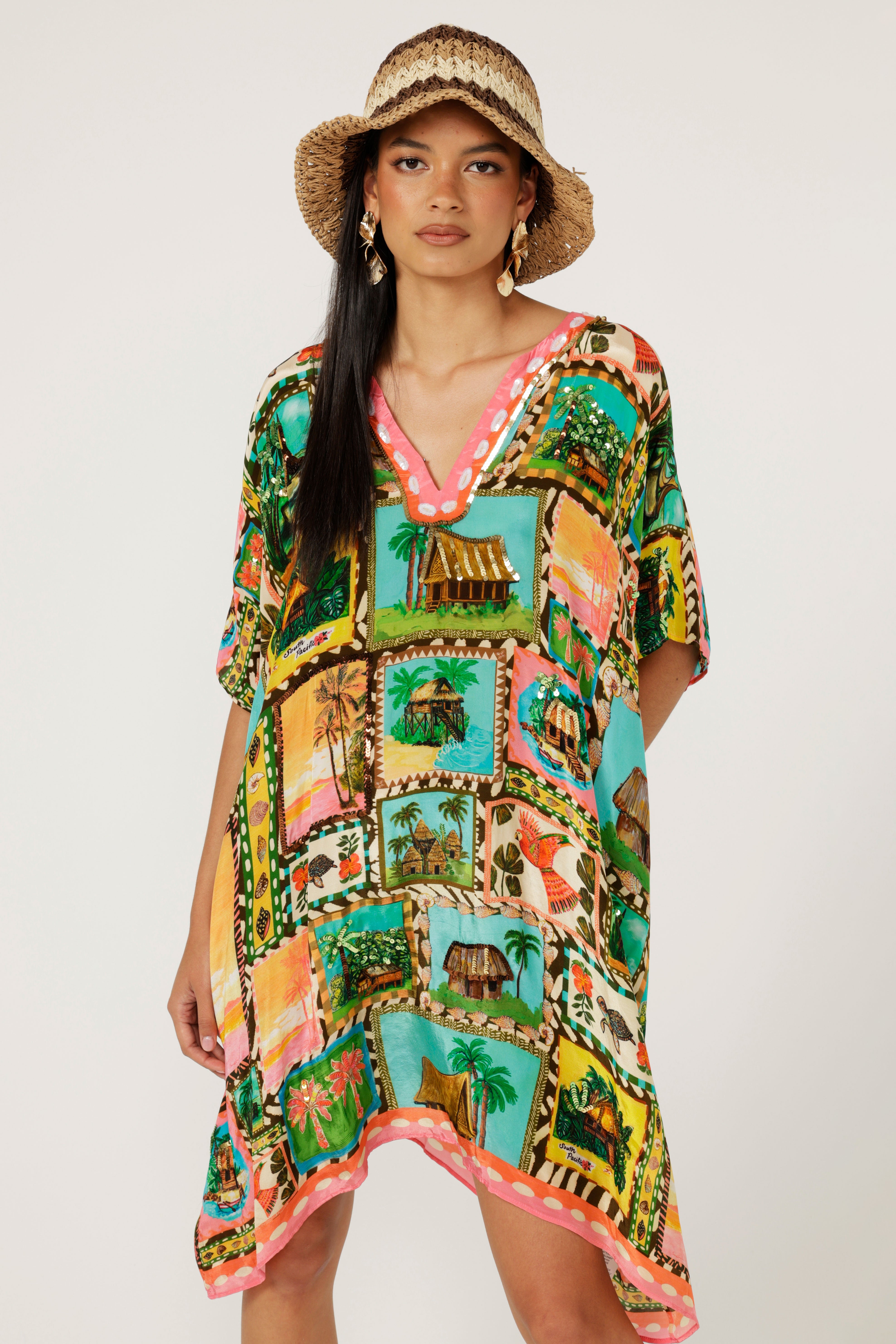 The Tropical Lodge Kaftan