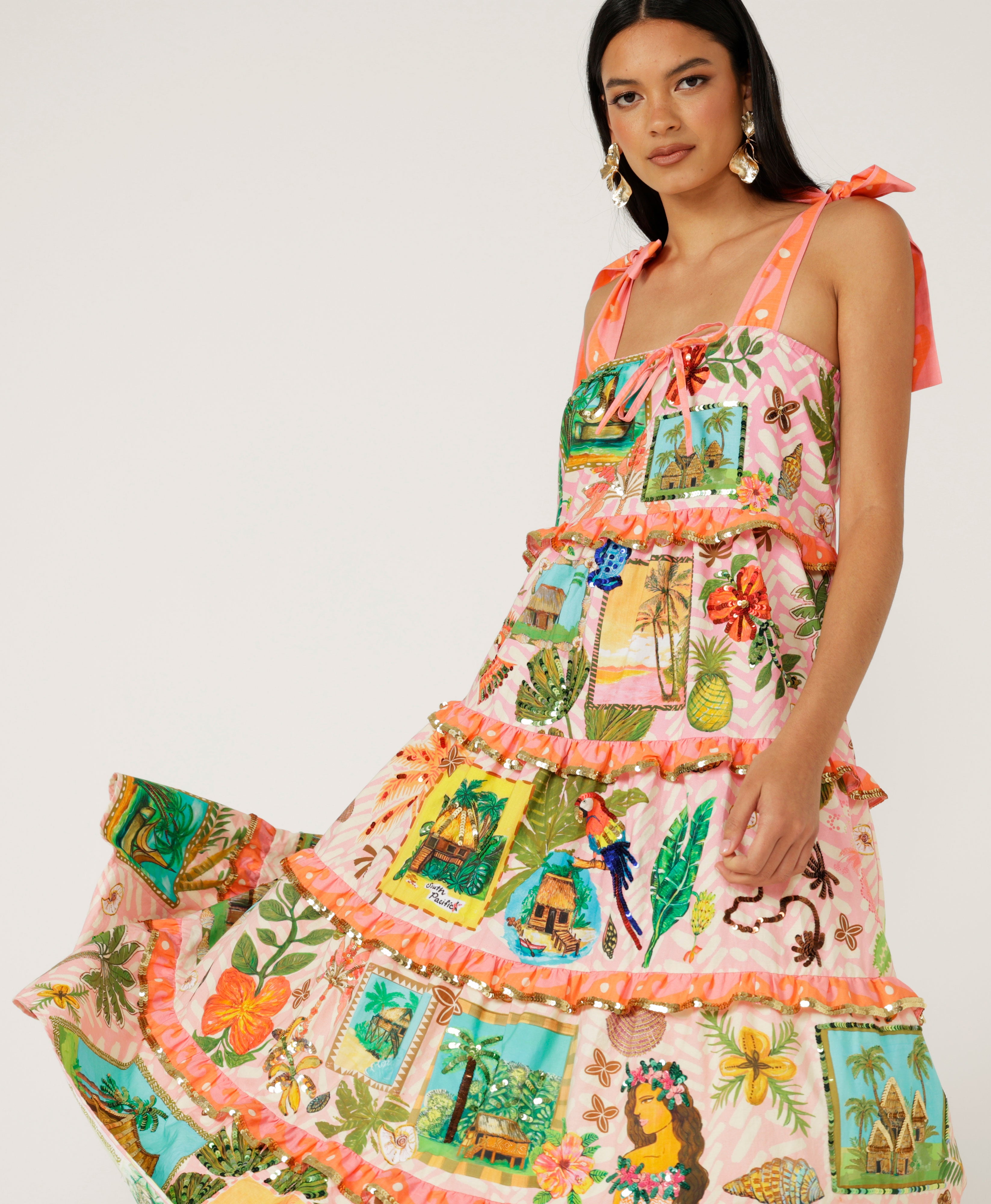 The Coconut Cabin Maxi Dress