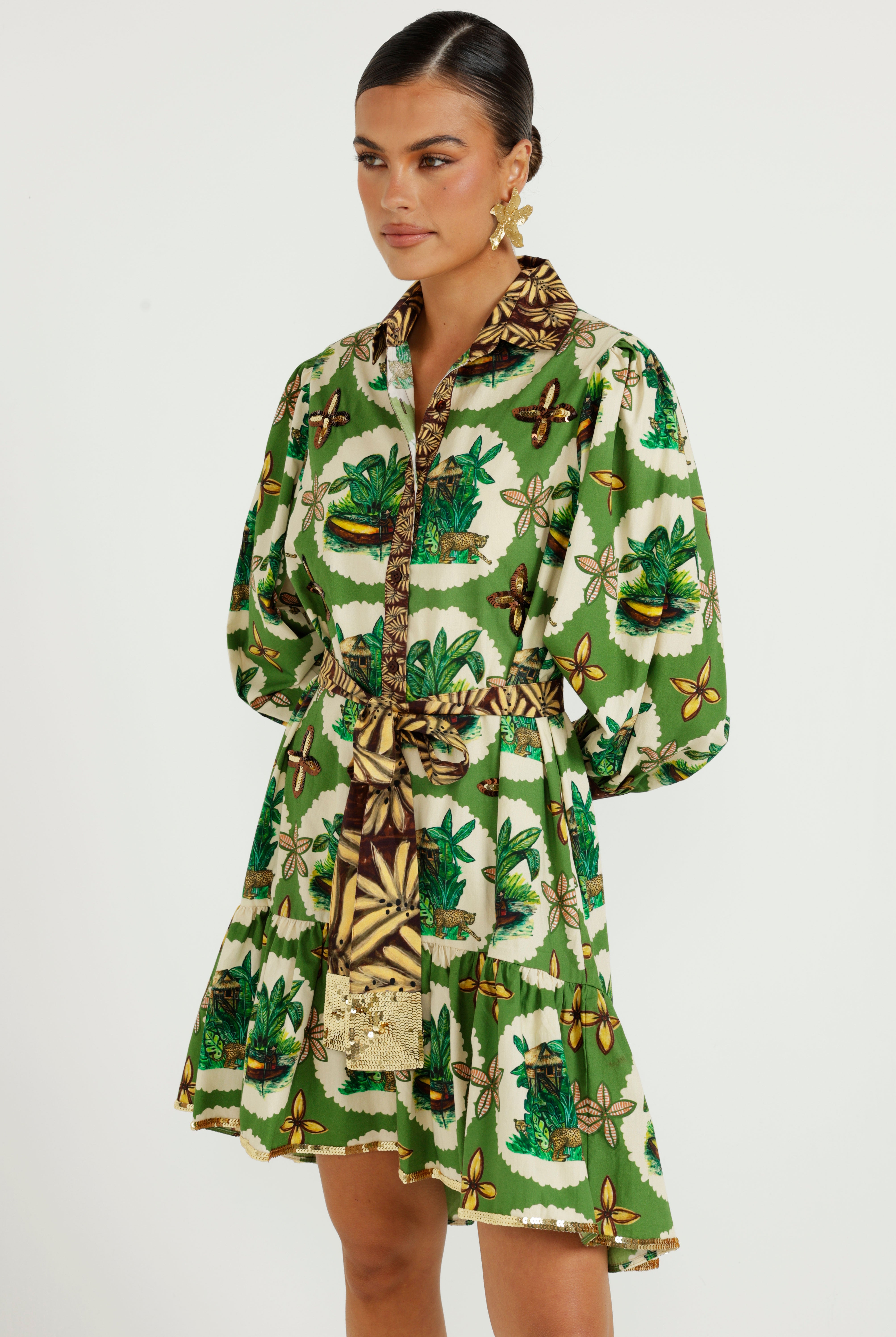 The Laguna Mini Shirt Dress