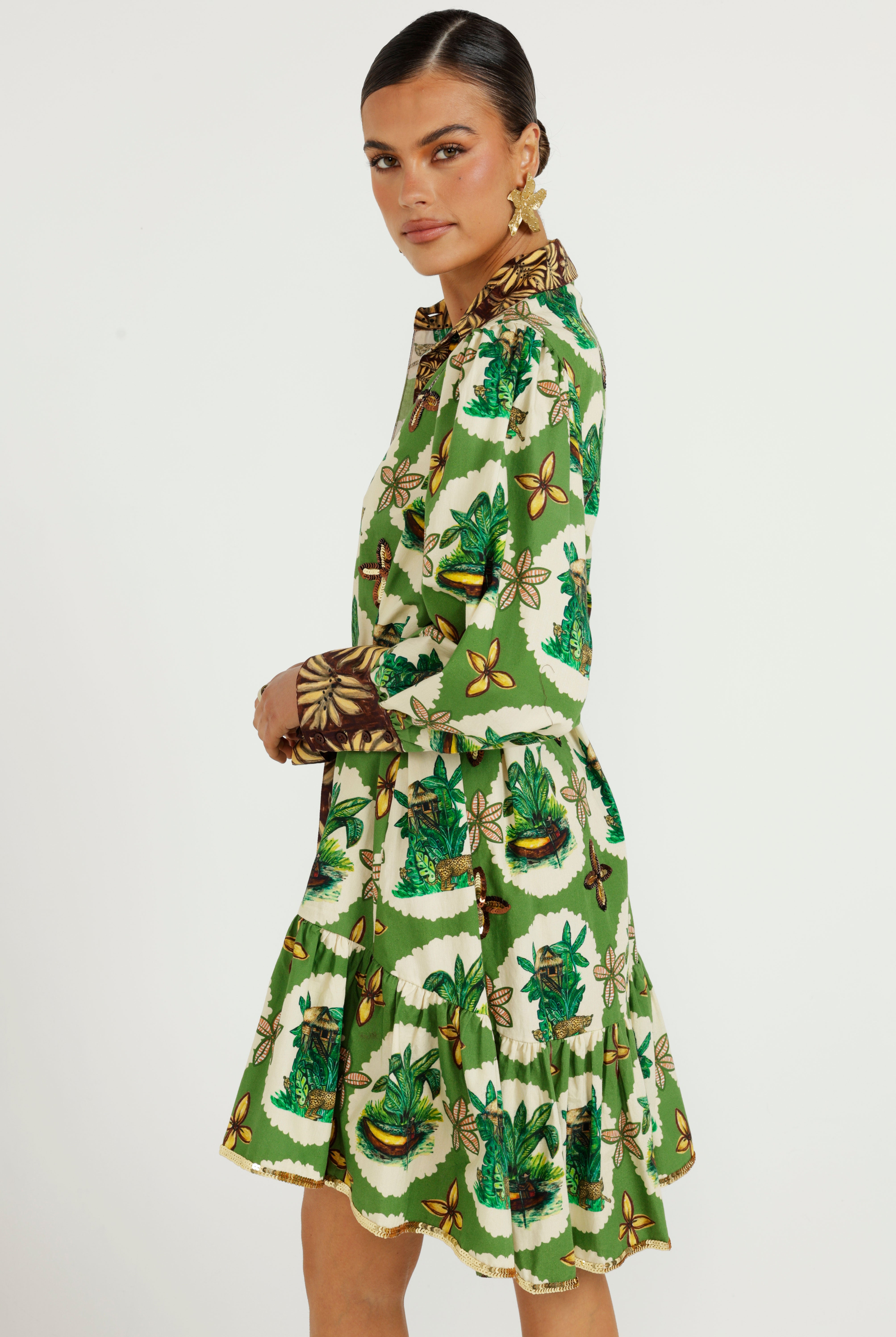 The Laguna Mini Shirt Dress