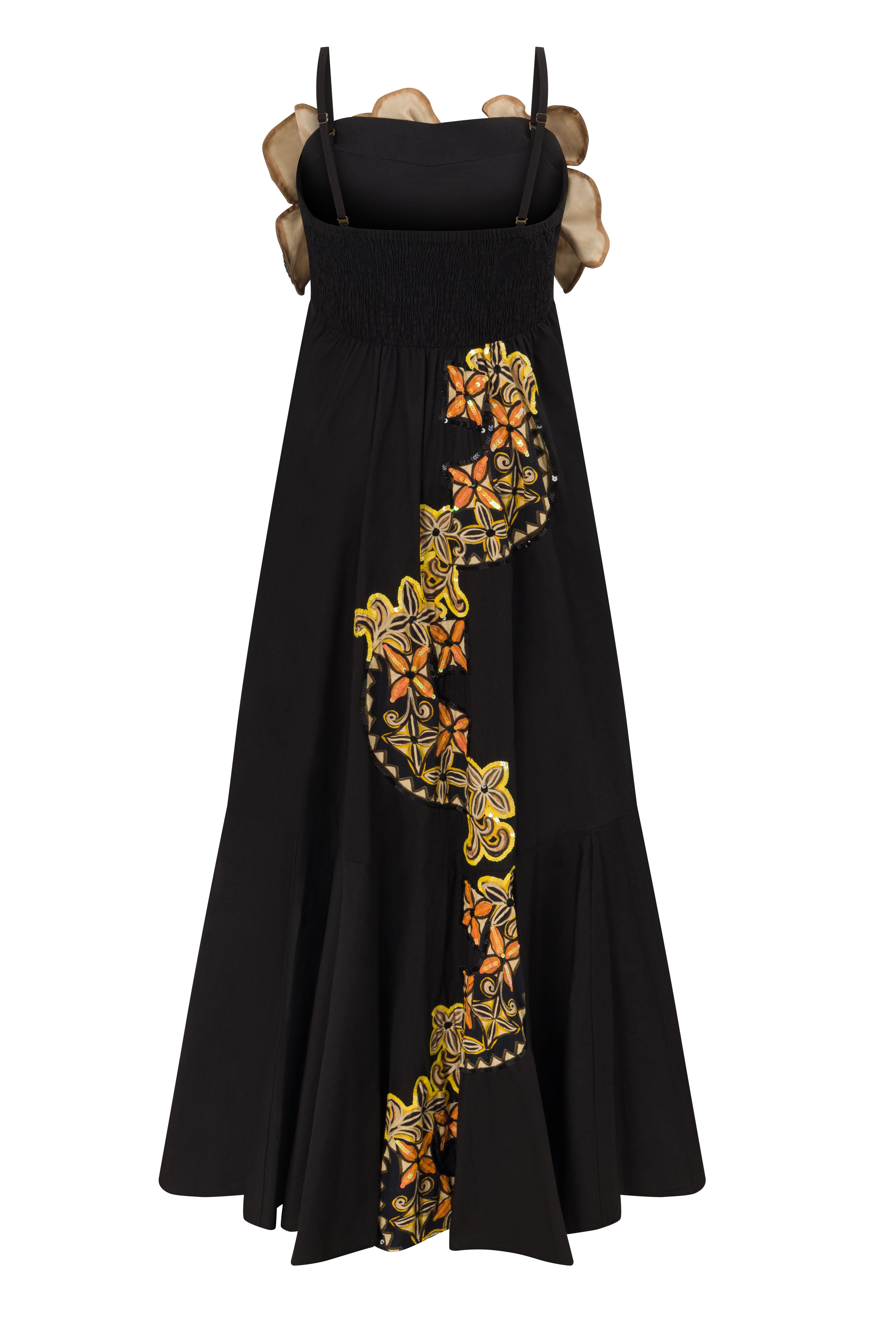 The Midnight Tropics Flower Dress